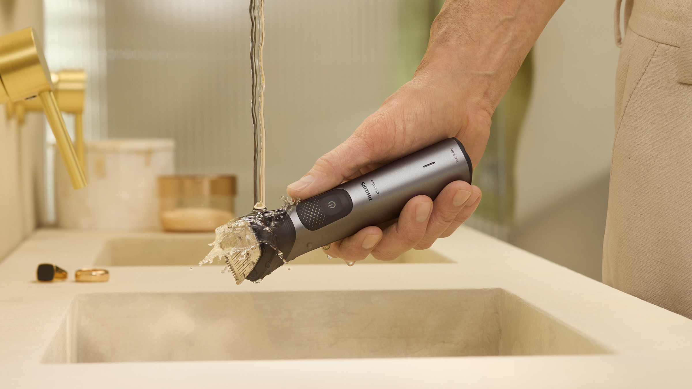 Philips Multifunktionstrimmer »Series 9000 MG9557/15«, 20 Aufsätze, 20-in-1-Trimmer für Gesicht, Körper und Kopfhaare