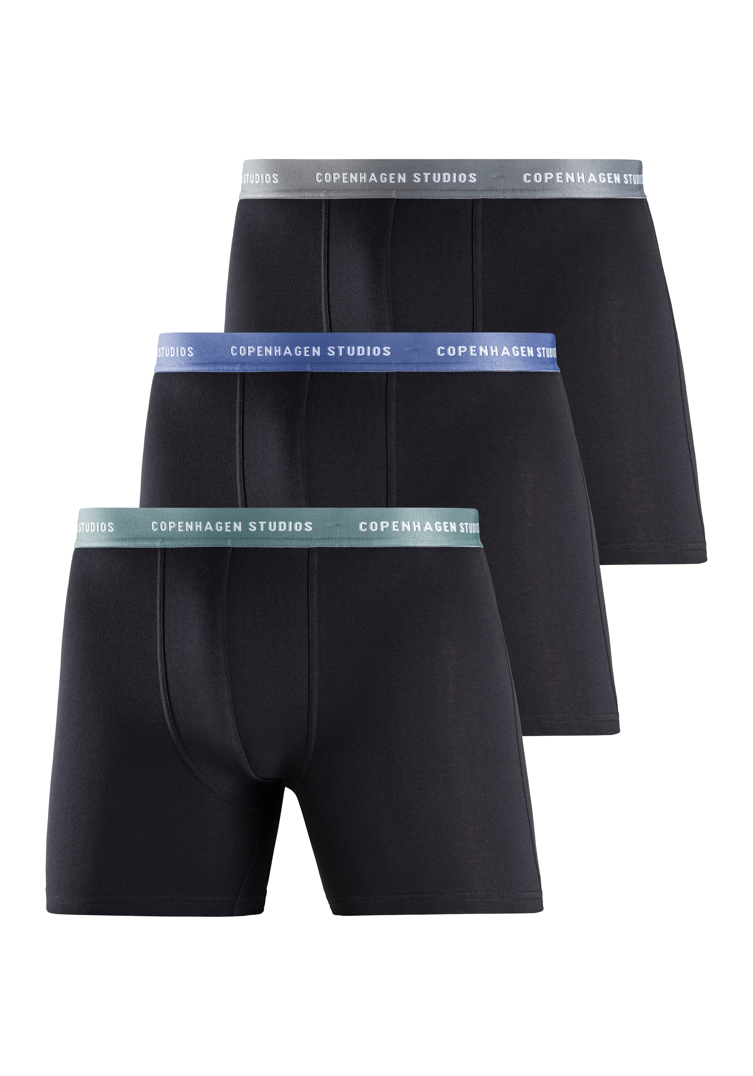 Copenhagen Studios Herren Langer Boxer »Boxershorts für Herren« Packung in bunt, Größe XXL
