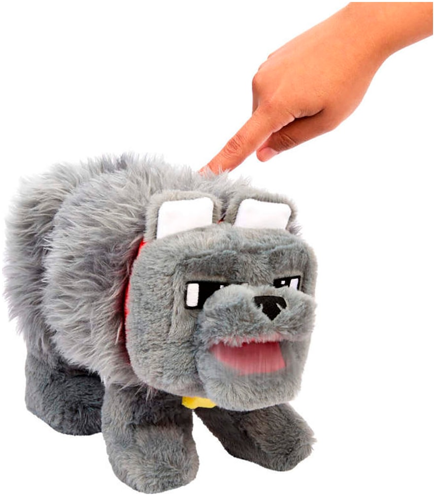 Mattel® Plüschfigur »Minecraft, Dennis the Wolf Deluxe«, mit Sound