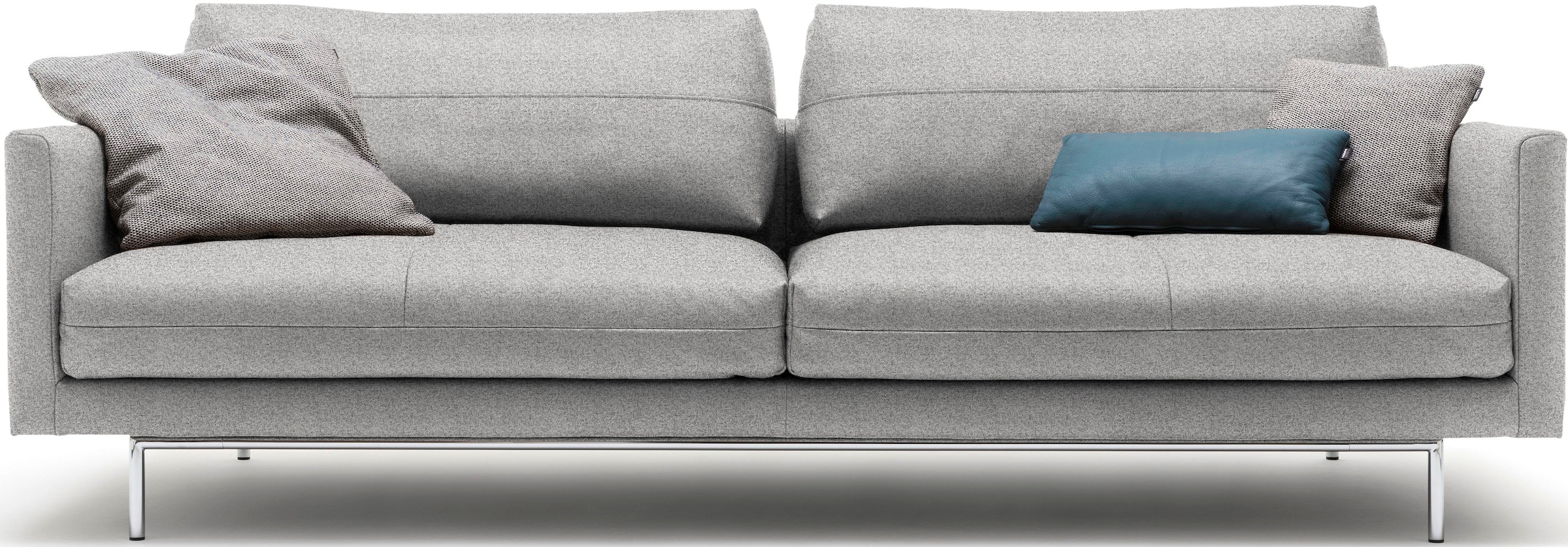 Creation BY ROLF BENZ 3,5-Sitzer »CR.414, Designsofa, edles Sofa, Loungesofa, Ledersofa, klares Design« aus Leder oder Chenille, erstklassiger Sitzkomfort, legere Polsterung