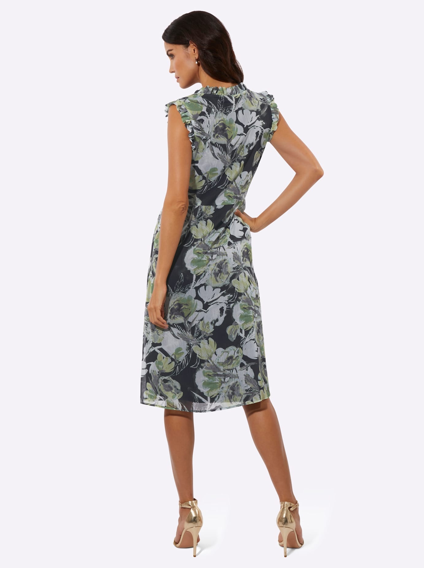 creation L Druckkleid »Chiffon-Kleid«