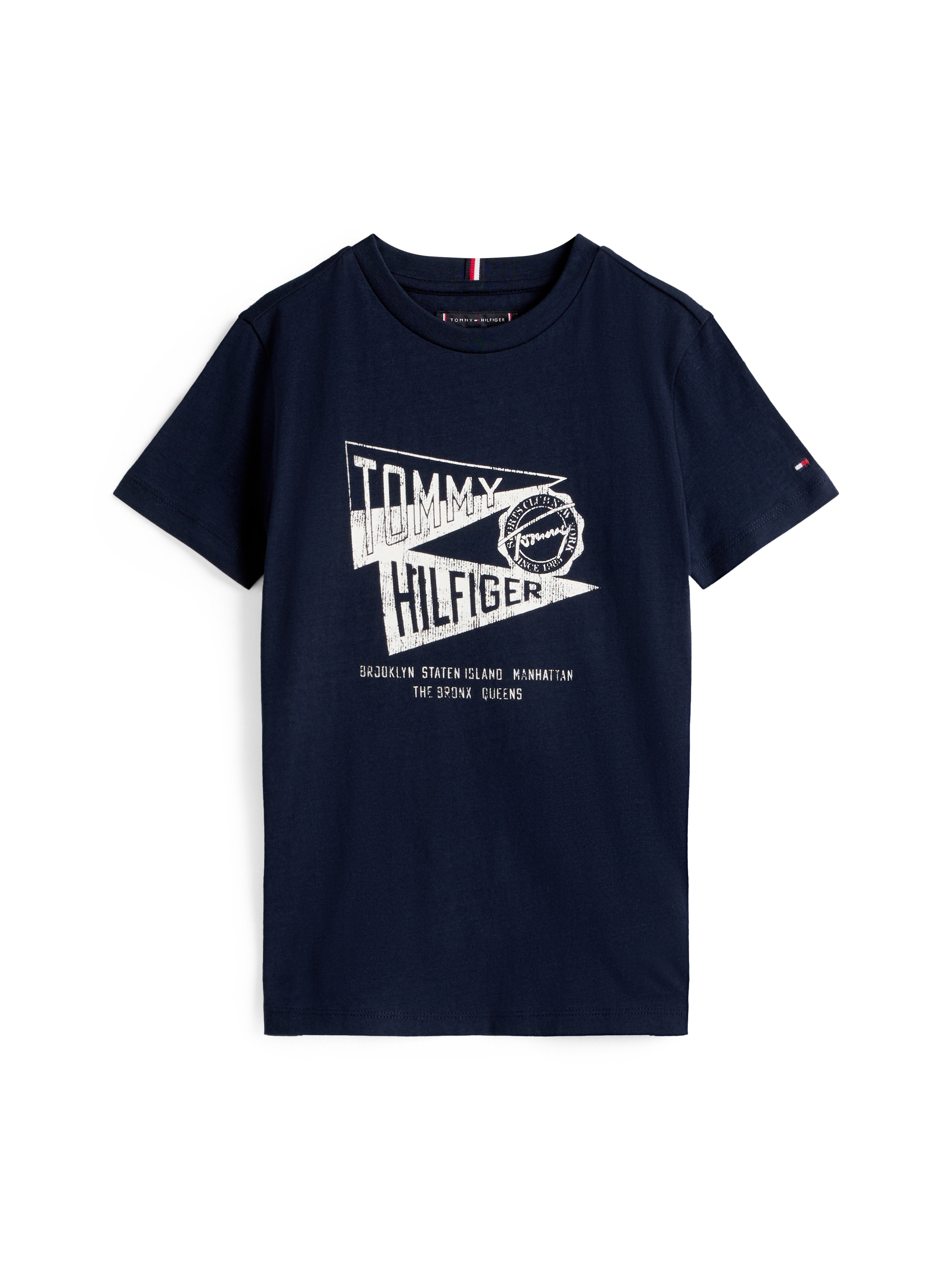 Tommy Hilfiger T-Shirt »TEXTURED GRAPHIC PRINT TEE SS«, für Kinder bis 16 Jahre