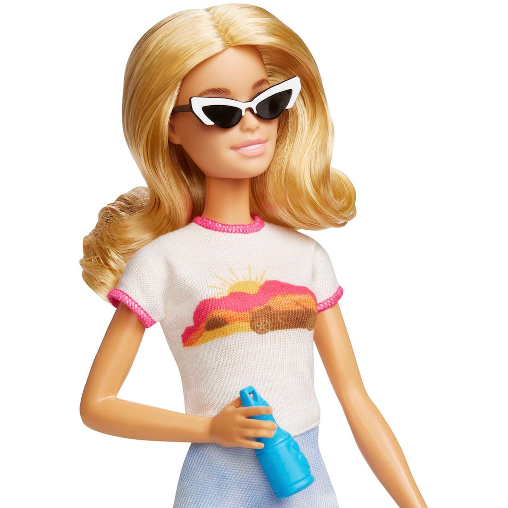 Barbie Anziehpuppe »Reiseset mit Hündchen & Urlaubs-Zubehör«