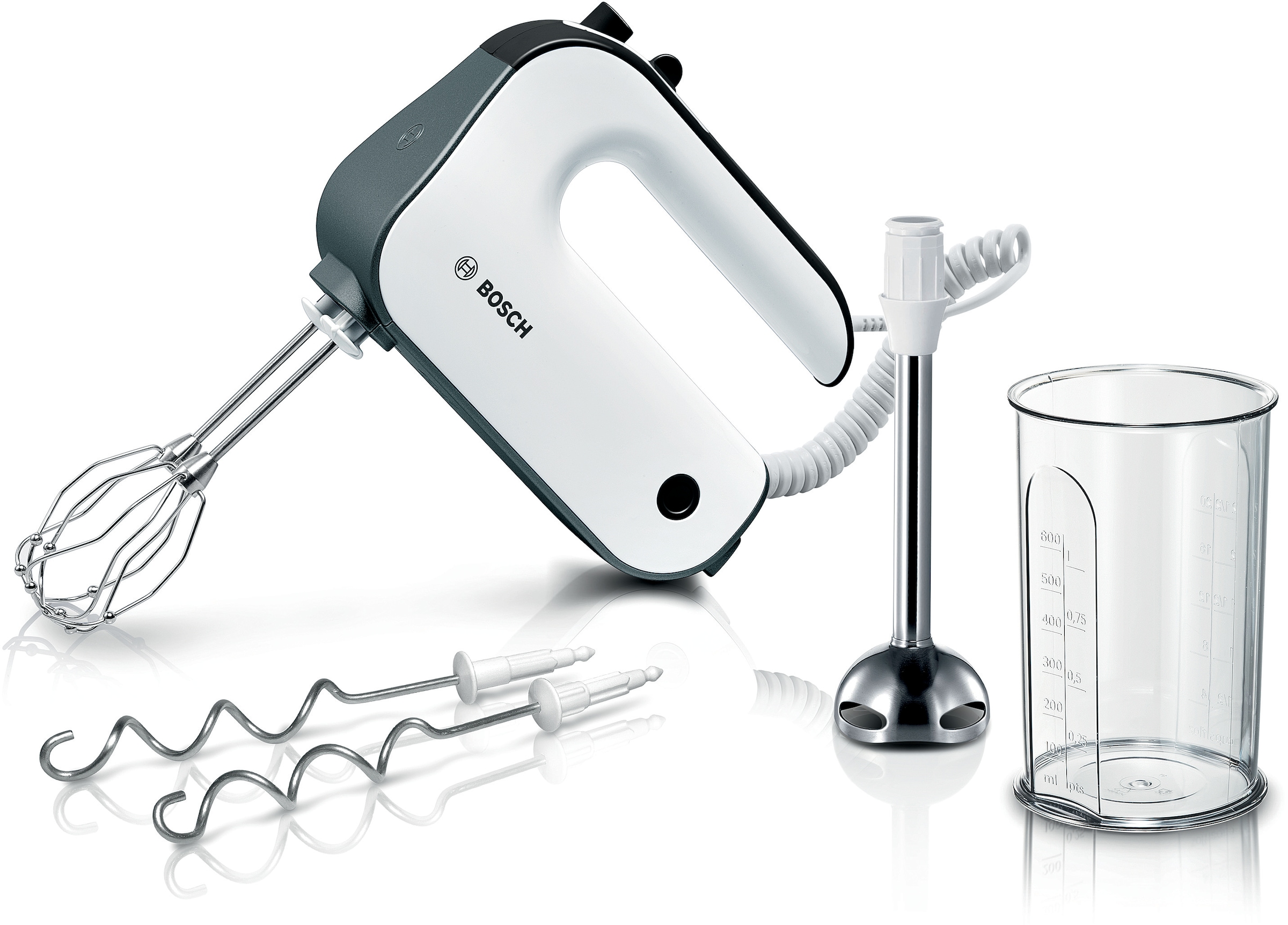 Handmixer »Styline MFQ49700, Spiralkabel, 2 Edelstahl Rührbesen- und Knethaken«, 850...