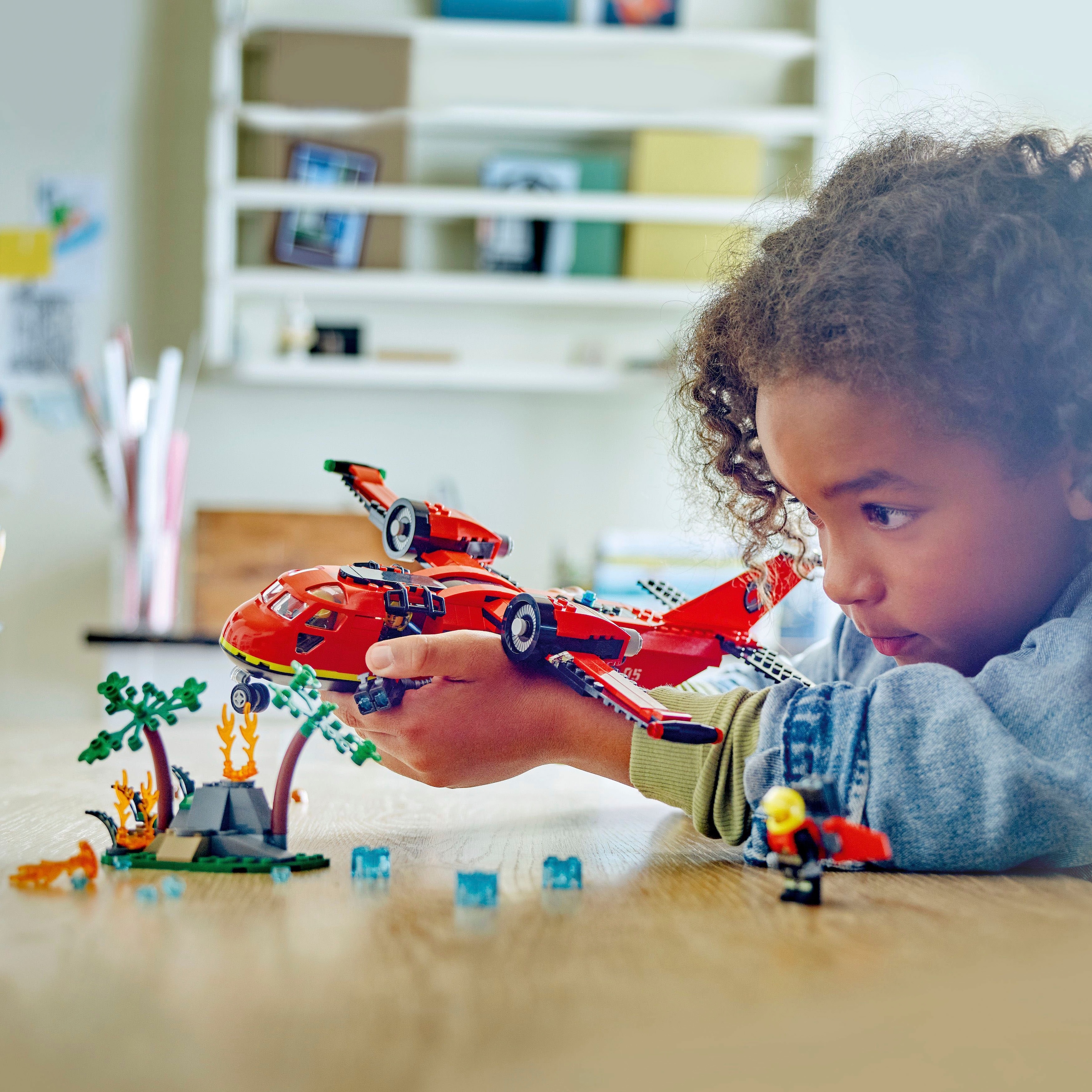 LEGO® Konstruktionsspielsteine »Löschflugzeug (60413), LEGO City«, (478 St.), Made in Europe