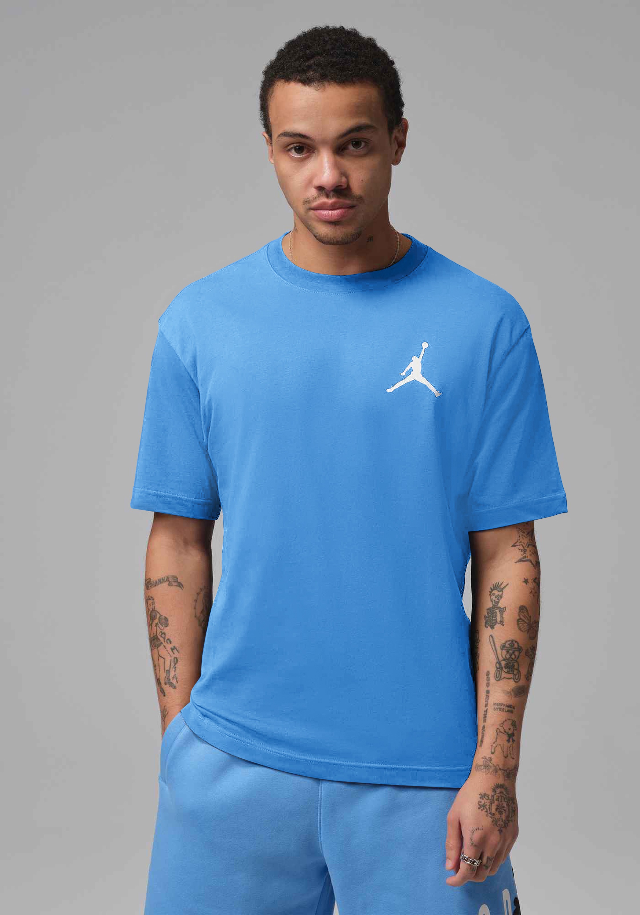 Jordan Trainingsshirt »M J JUMPMAN SS LBR TEE 2« leichtes Material, schnell trocknend, sportliche Passform