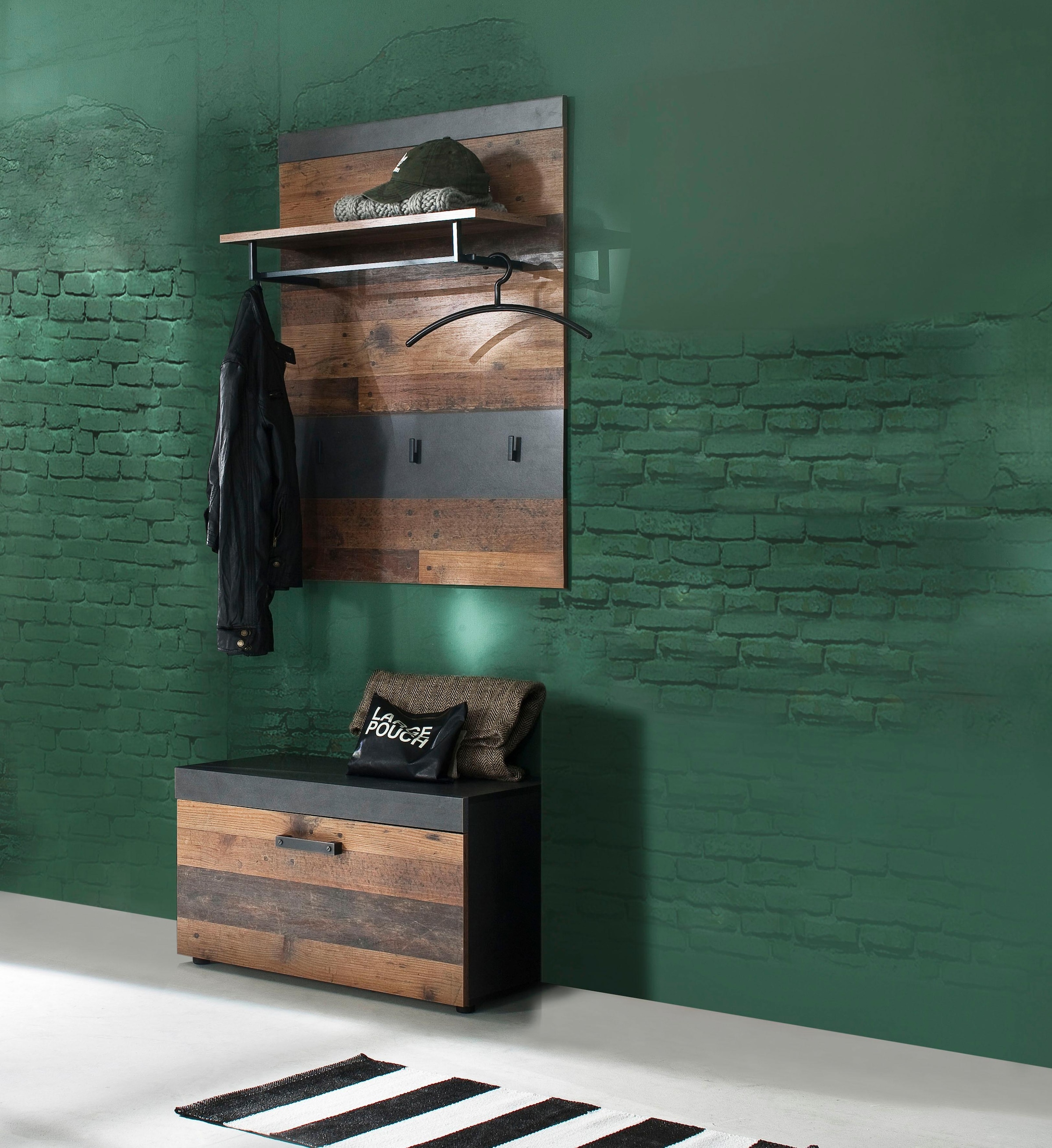 St.), OTTO moderner Garderoben-Set Industrial bei INOSIGN online 2 »Ilana«, Style (Set,