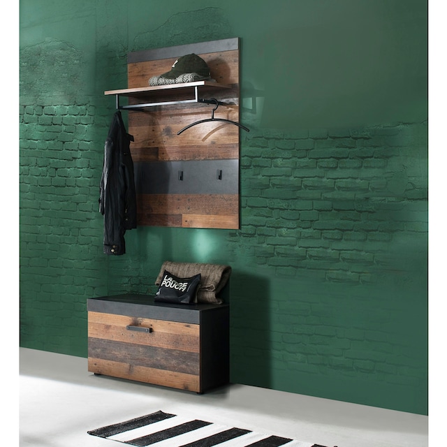INOSIGN Garderoben-Set »Ilana«, (Set, 2 St.), moderner Industrial Style  online bei OTTO