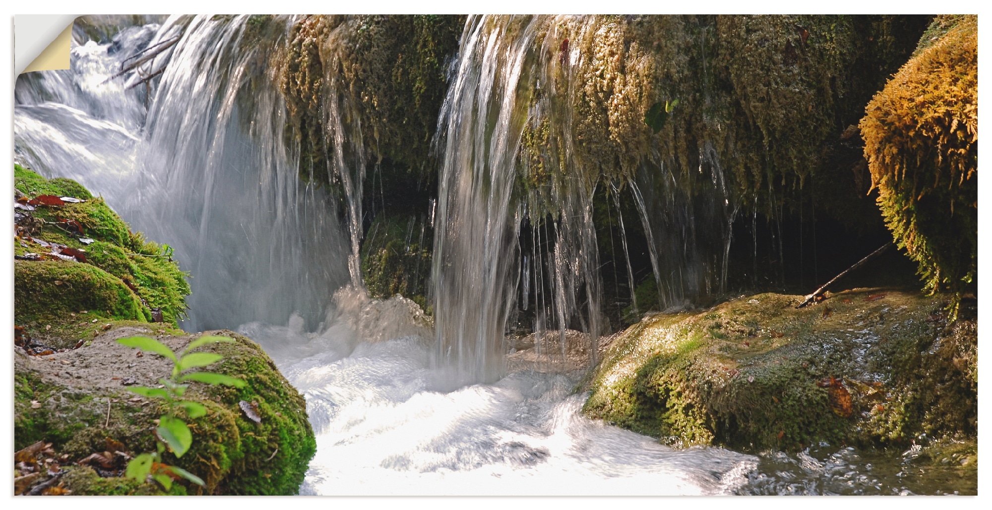 Artland Wandbild »Wasserfall«, online in OTTO Größen St.), (1 Wandaufkleber versch. Leinwandbild, oder bei als Poster bestellen Gewässer