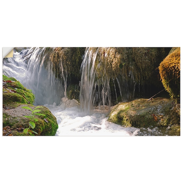 Artland Wandbild »Wasserfall«, Gewässer, (1 St.), als Leinwandbild,  Wandaufkleber oder Poster in versch. Größen bestellen online bei OTTO