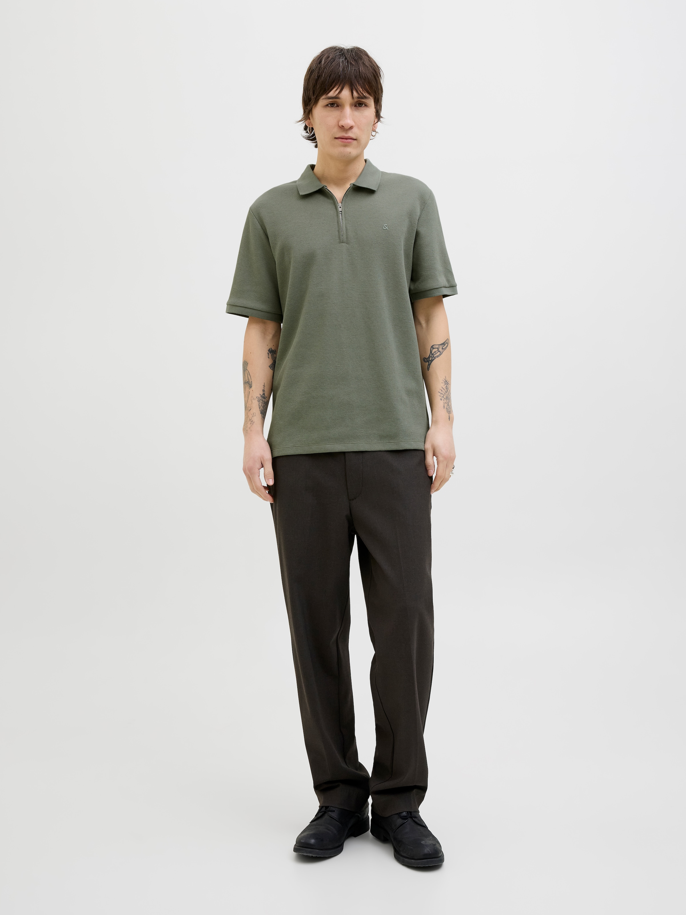 Jack & Jones Poloshirt »JJEAUSTIN ZIP POLO SS NOOS«