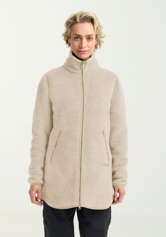 Jack Wolfskin Funktionsmantel »HIGH CURL COAT W« Fleecemantel, warm & winddicht