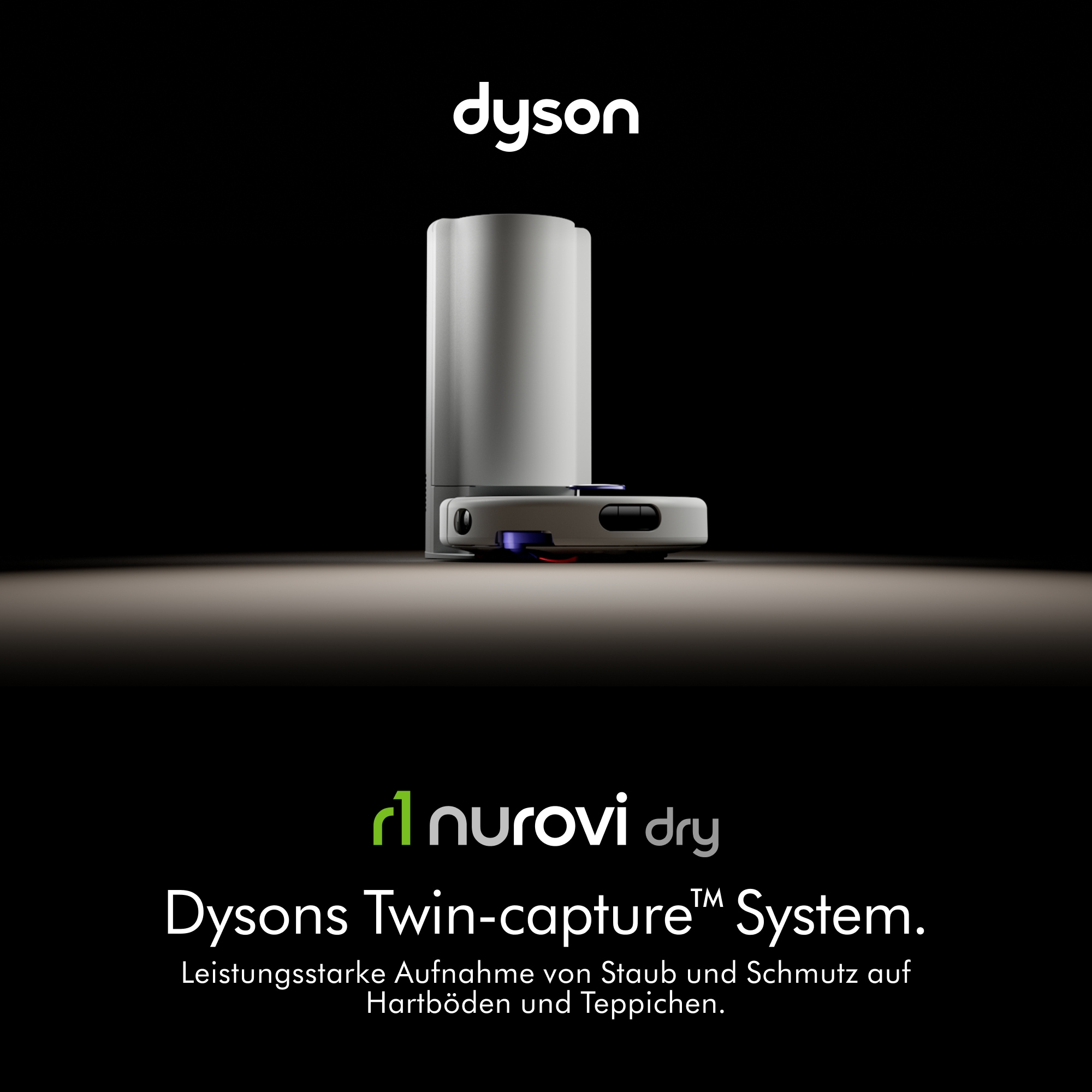DYSON Saugroboter »Dyson R1 Nurovi™ Dry Saugroboter« 21.000 Pa Saugleistung; Twin-capture™-System; LiDAR-Kartierung