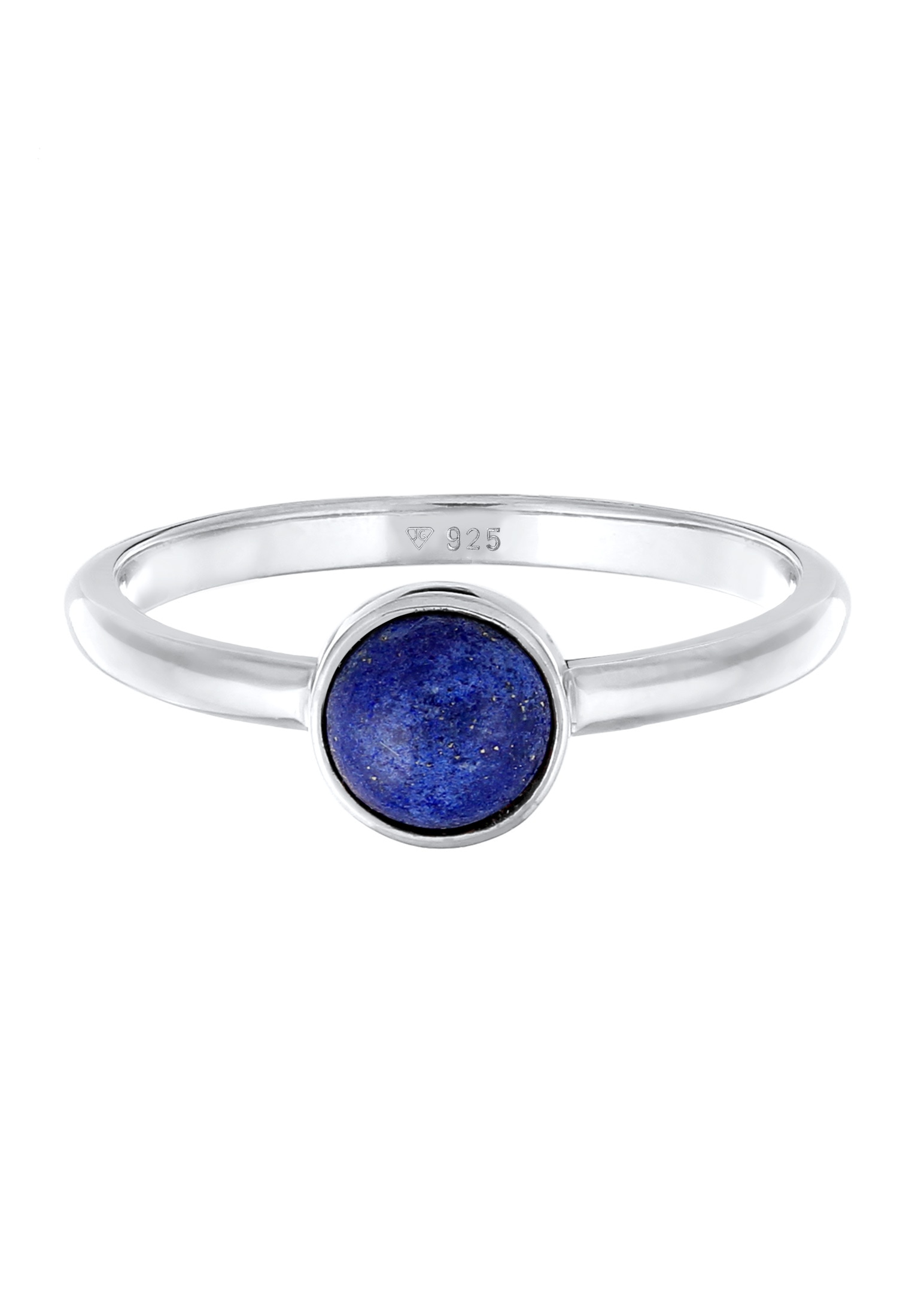 Elli Premium Silberring »Ring Lapis Lazuli Edelstein Solitär 925 Silber«