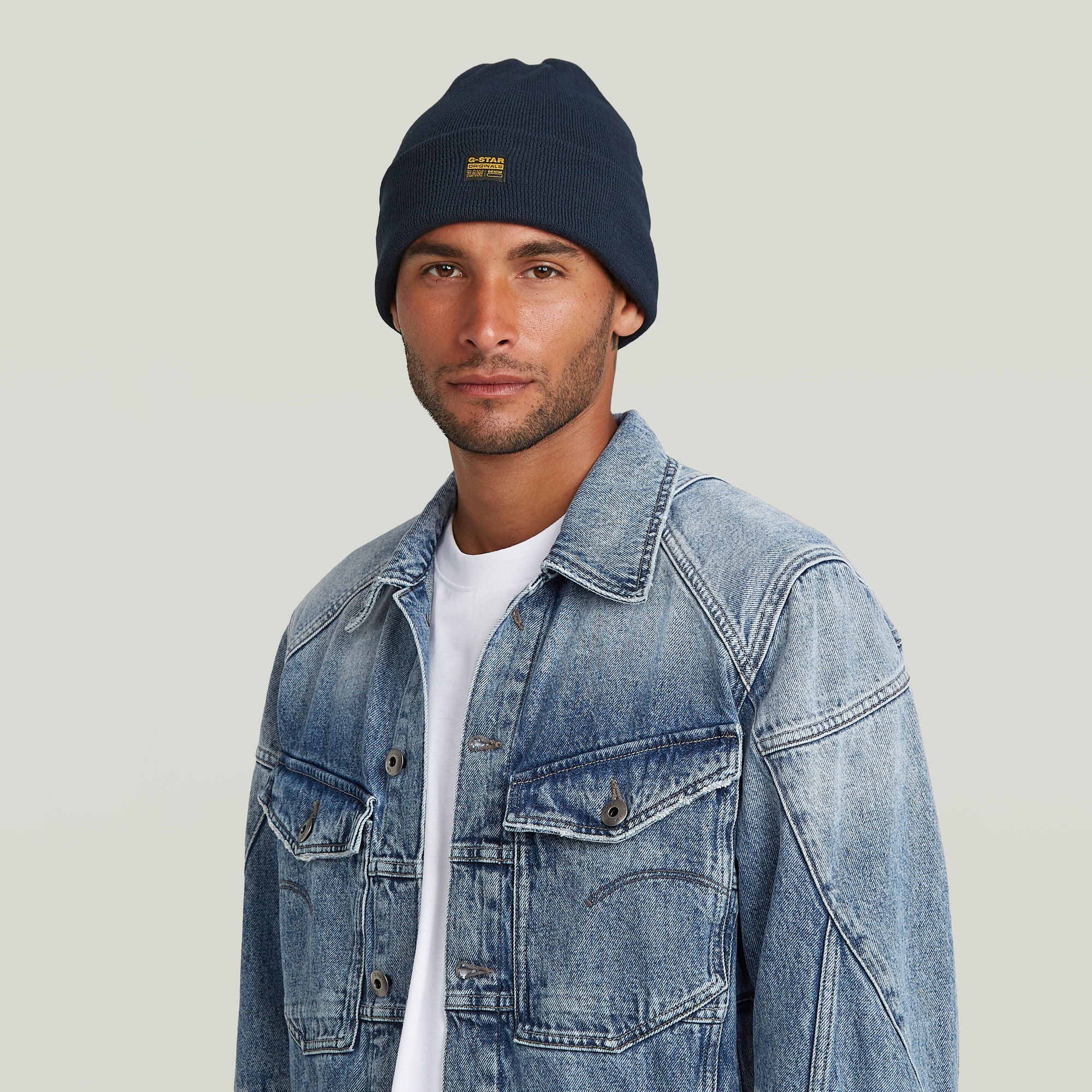 G-STAR Beanie »Effo Long Beanie« mit Aufnäher vorn