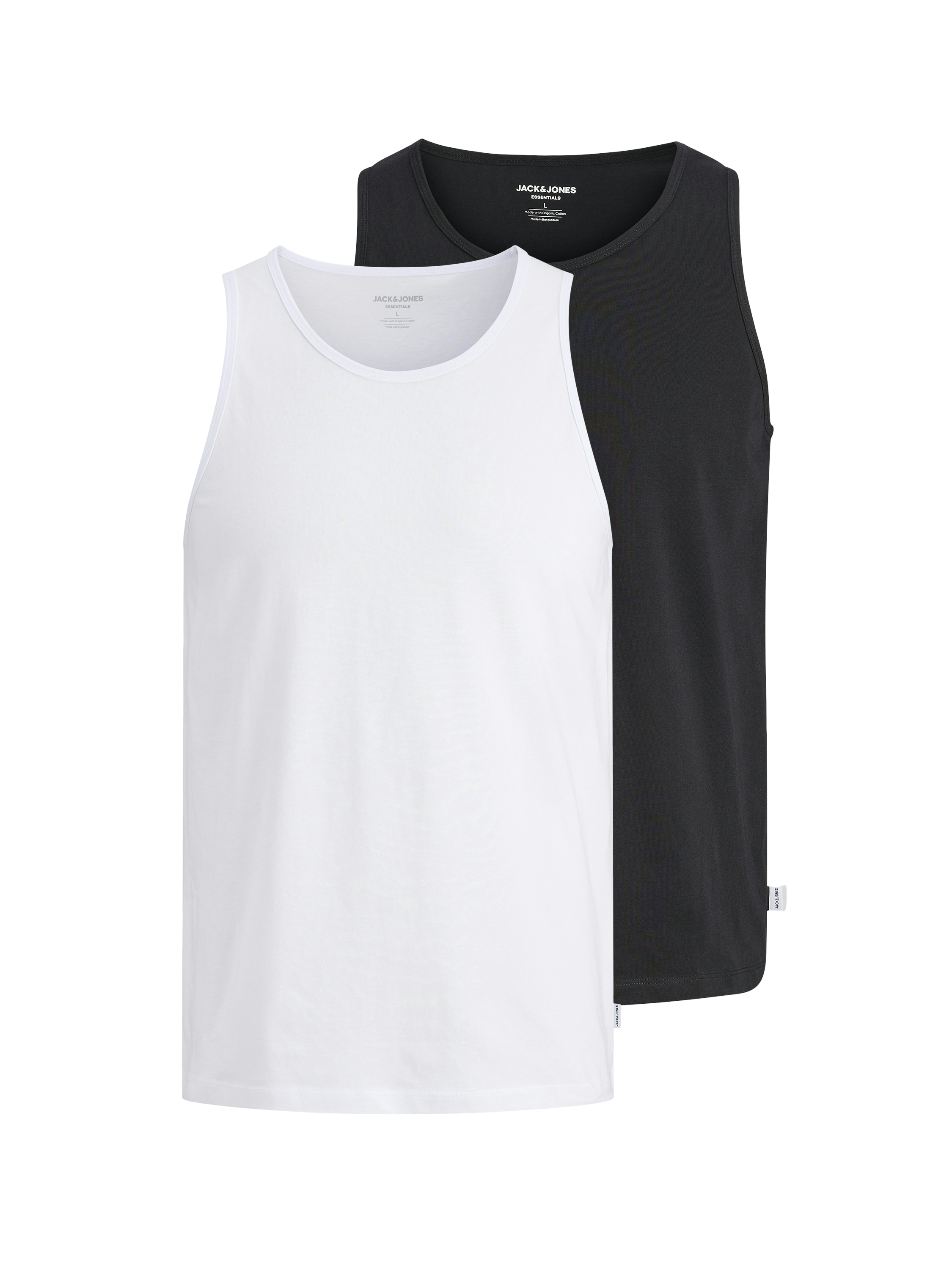 Jack & Jones Muscleshirt »JJEORGANIC BASIC TANKTOP 2PK MP« Packung, 2 tlg.