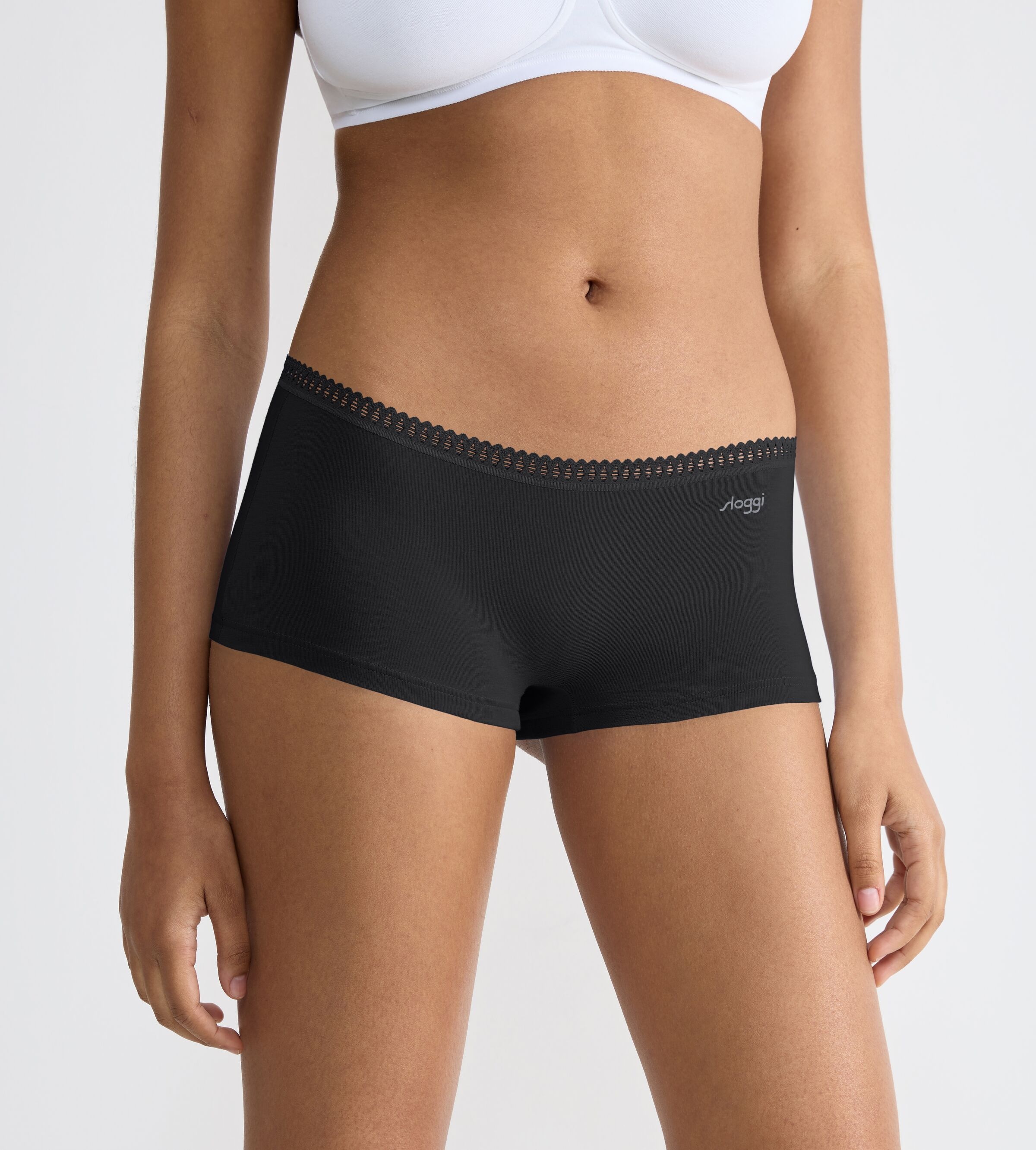 sloggi Panty »GO Crush Short C3P« 3er Pack,  mit Spitzendetails