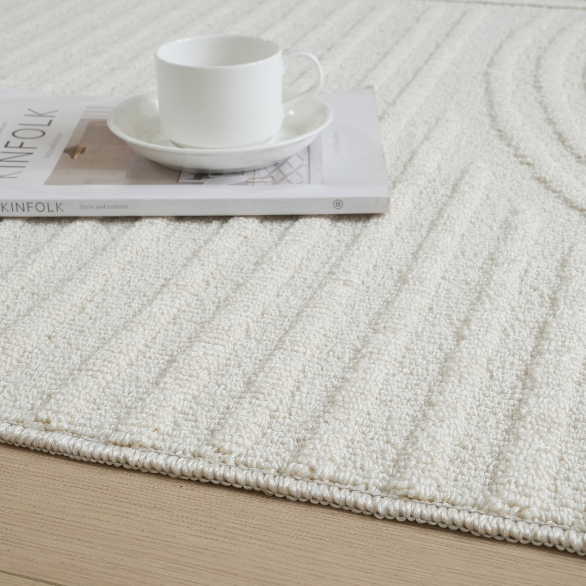 OTTO home Teppich »Jola, In- und Outdoor geeignet, Hoch-Tief-Design, Scandi« rechteckig 9 mm Höhe Hoch-Tief-Struktur, Zen, Wetterfest & UV-beständig, Balkon, Camping