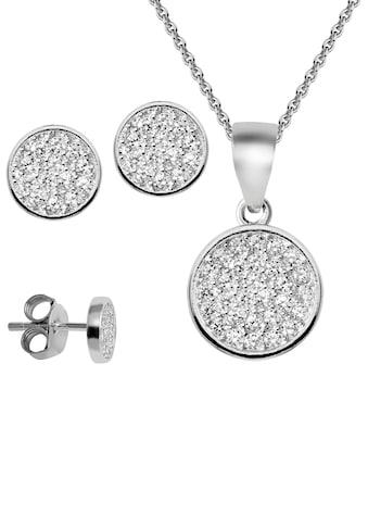 Schmuckset »Multipack Schmuck Geschenk Silber 925 Halskette Ohrschmuck«, (Set, 4 tlg.)