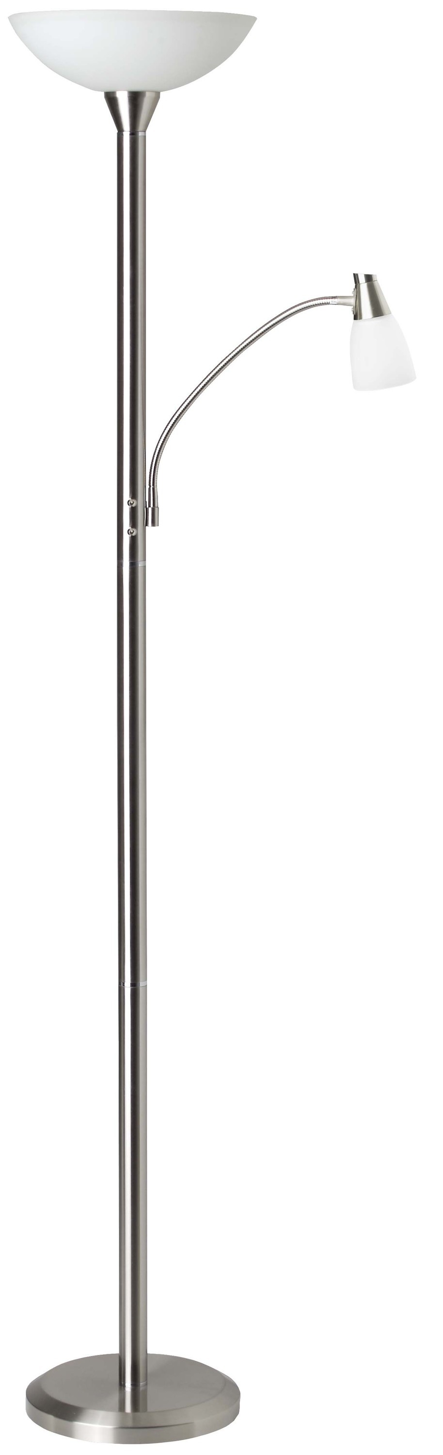 Brilliant Leuchten Lucy LED Deckenfluter Lesearm eisen