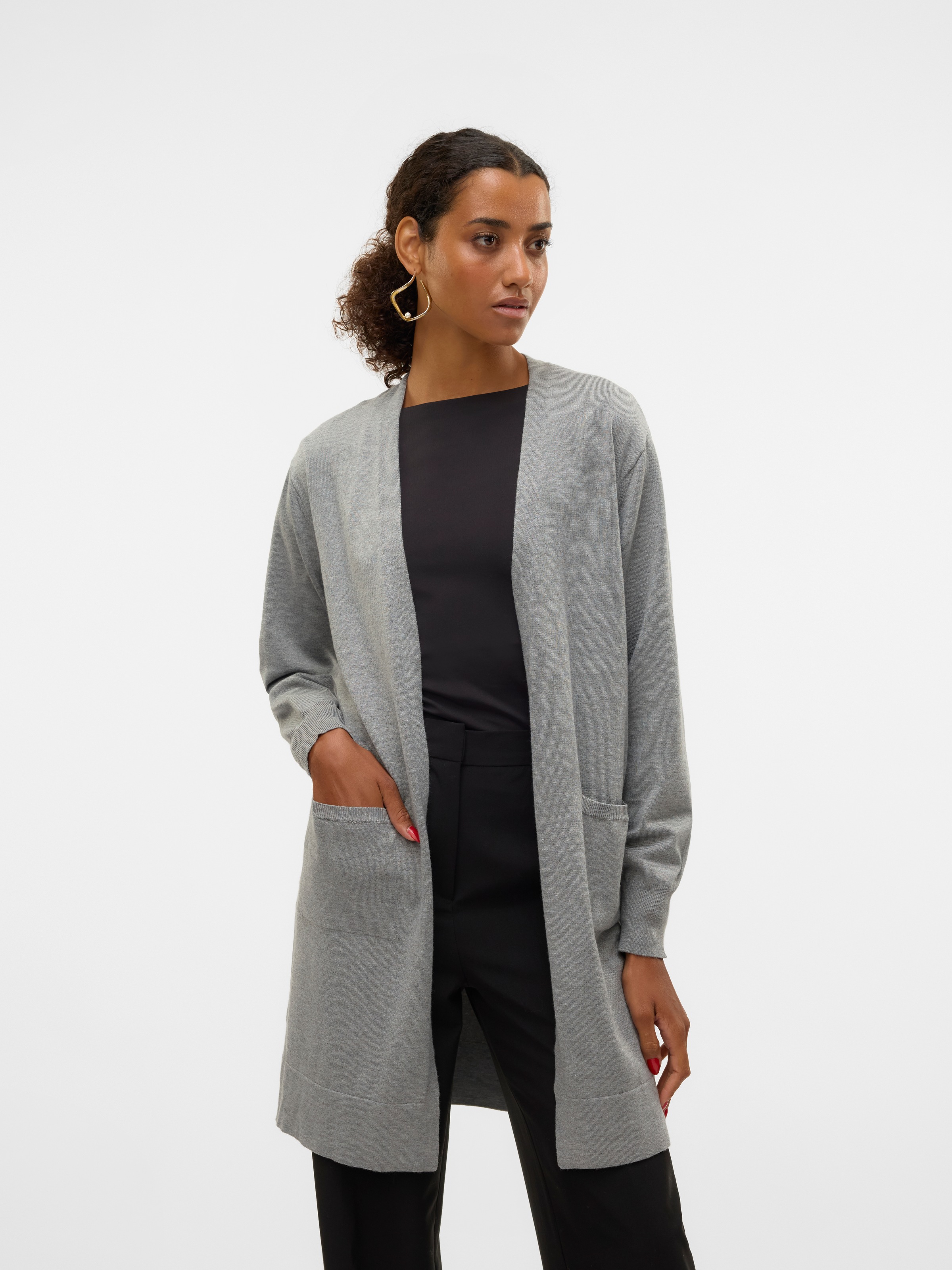 Vero Moda Longstrickjacke »VMSILJE LS OPEN CARDIGAN GA NOOS«