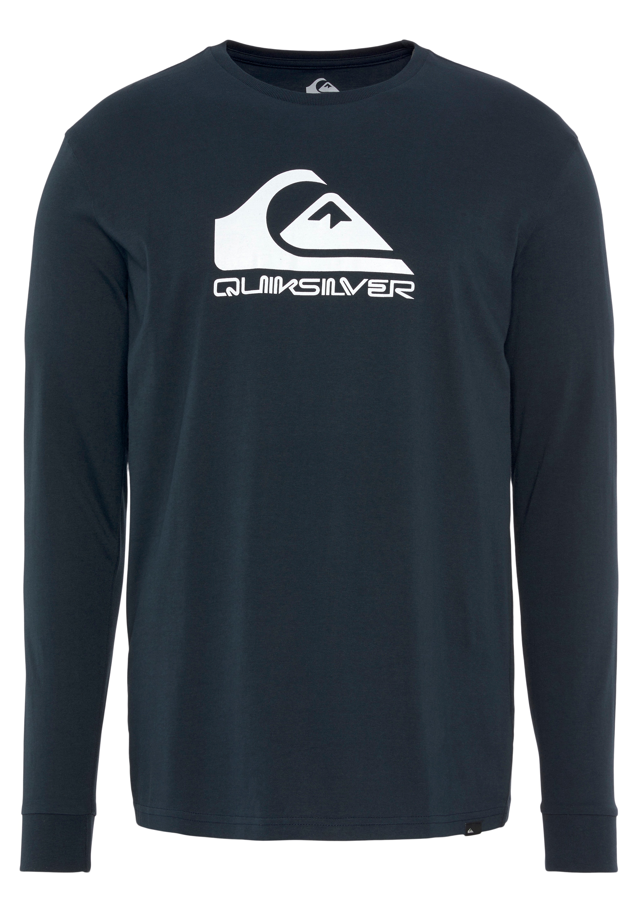 Quiksilver Langarmshirt »Herren Doppelpack mit Logodruck«, (Packung, 2 tlg.)