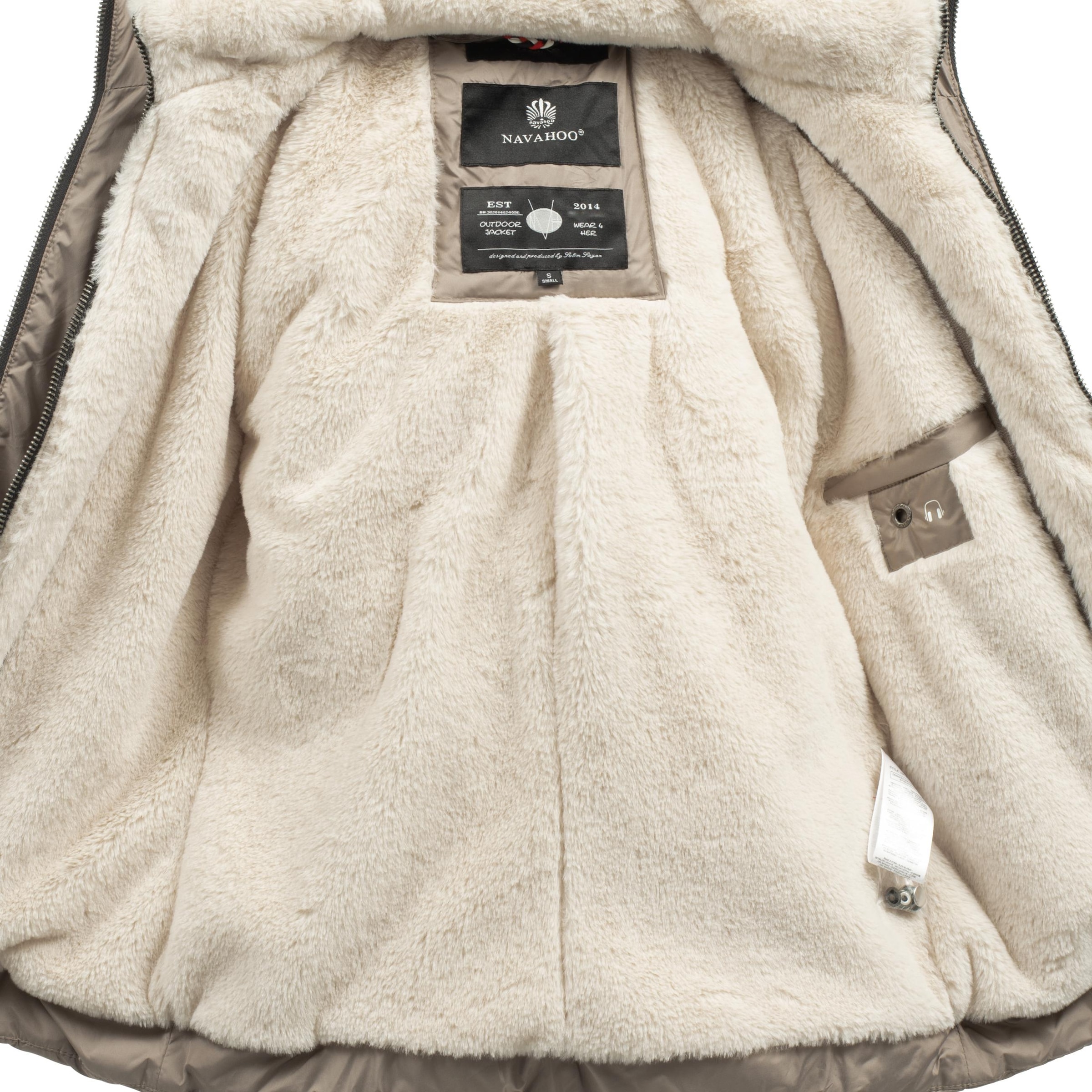 Navahoo Winterjacke »Winterjacke Megan«, mit Kapuze