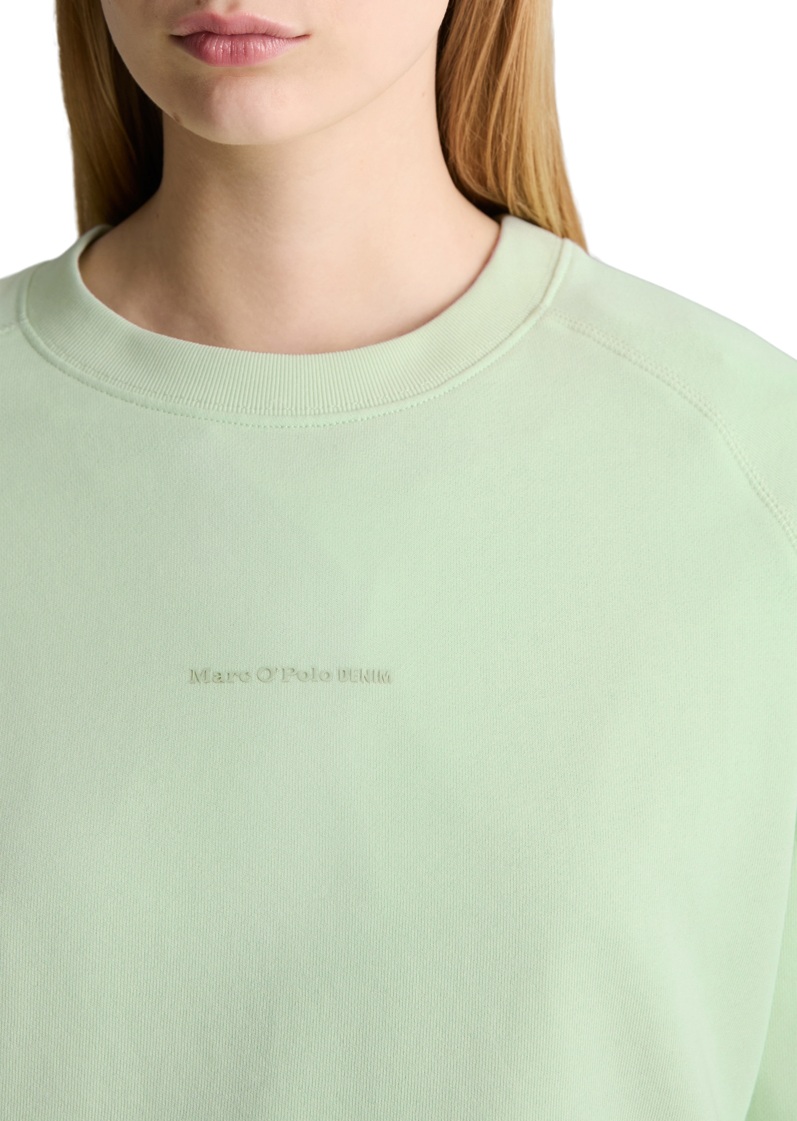 Marc O'Polo DENIM Sweatshirt , relaxed fit, aus Organic Cotton, mit Schlitzen an der Seitennaht
