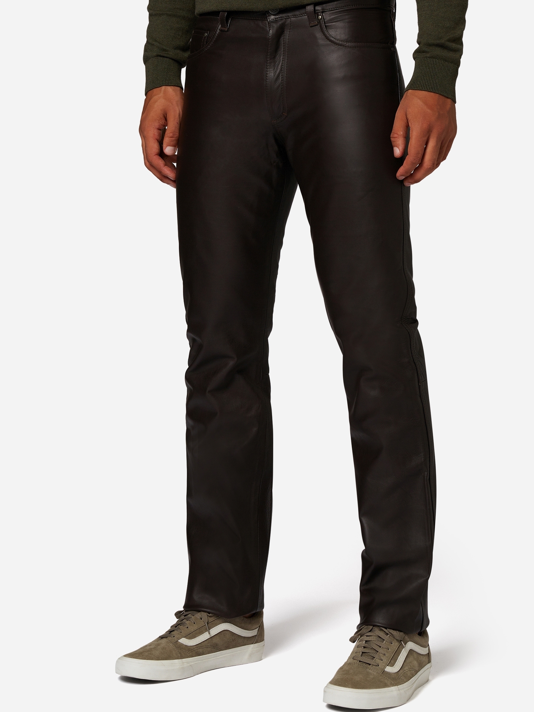 RICANO Lederhose »Lederhose No. 3 TR - Cow Waxy«  Handgefertigt aus echtem Leder