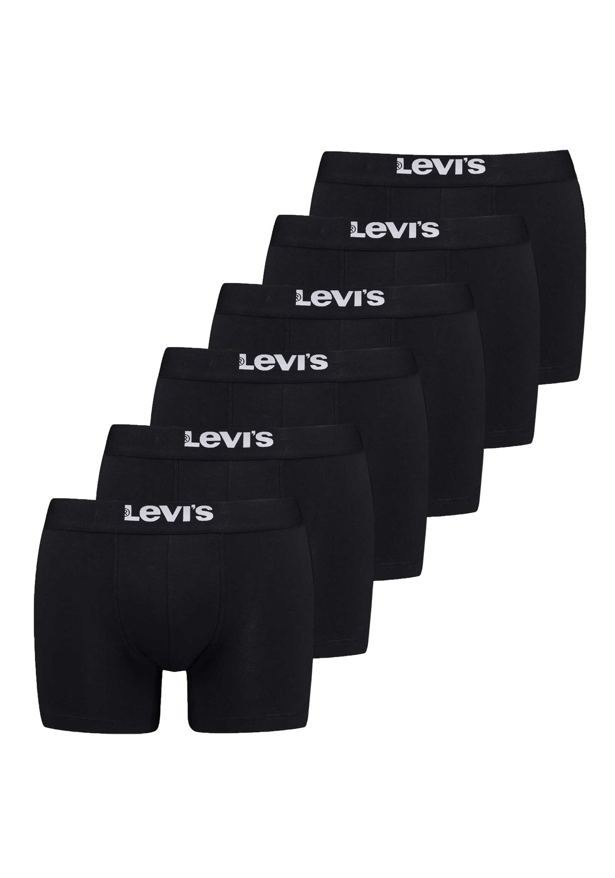 Levi's® Boxershorts »Boxershort SOLID BASIC BOXER BRIEF ORG CO 6P ECOM 6er Pack«