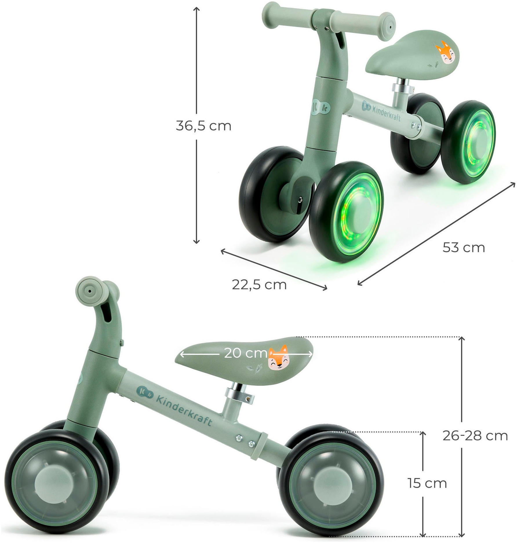 Kinderkraft Laufrad »CUTIE FLASH«