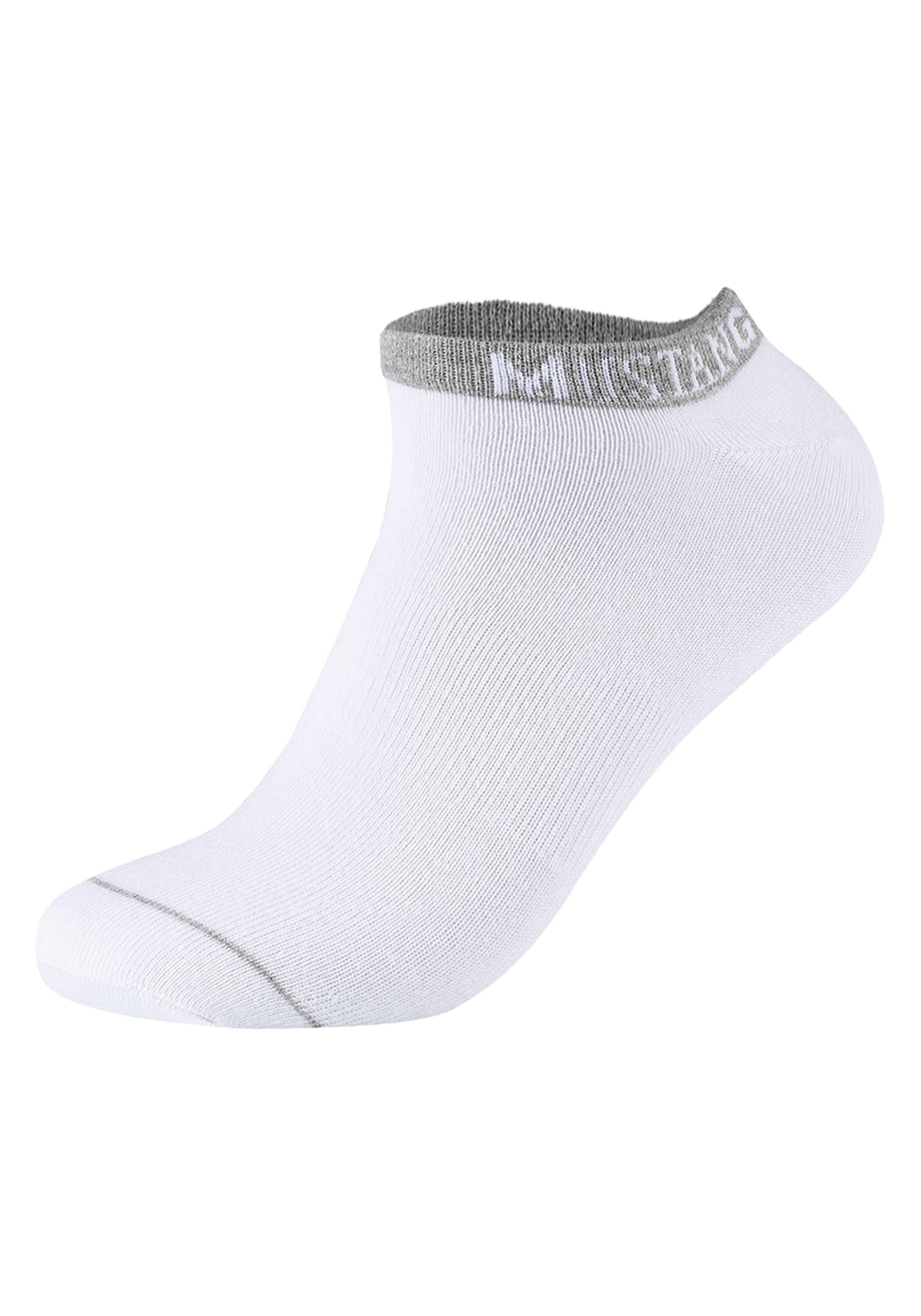 MUSTANG Sneakersocken »Socken Casual Organic Cotton Sneaker 6-Pack 6er Pack« 6 Paar tlg.