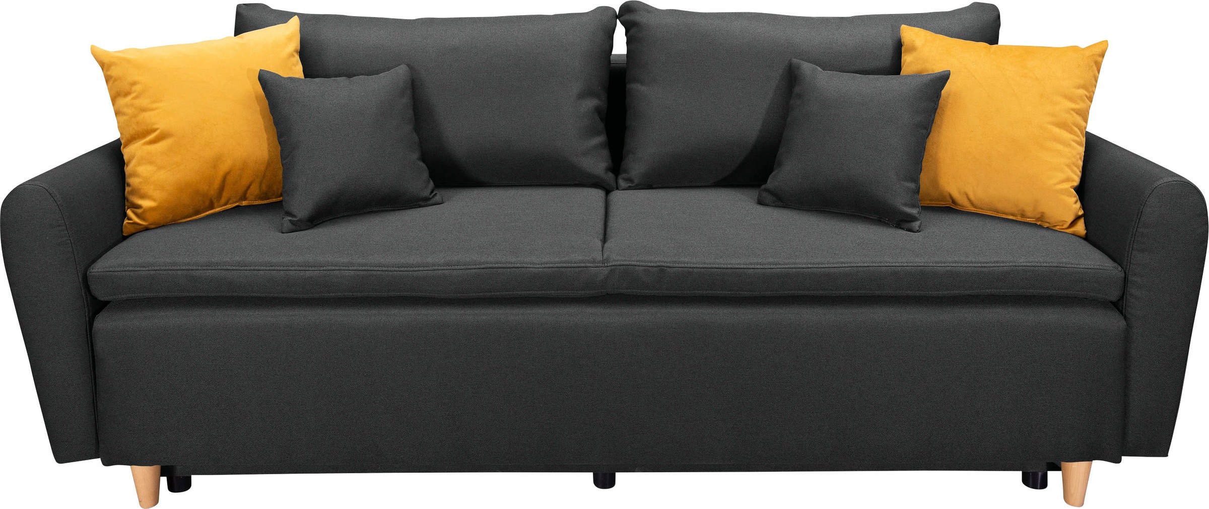 INOSIGN Schlafsofa »Anika«, mit Boxspringaufbau, Bettfunktion & Bettkasten, Dauerschlafsofa