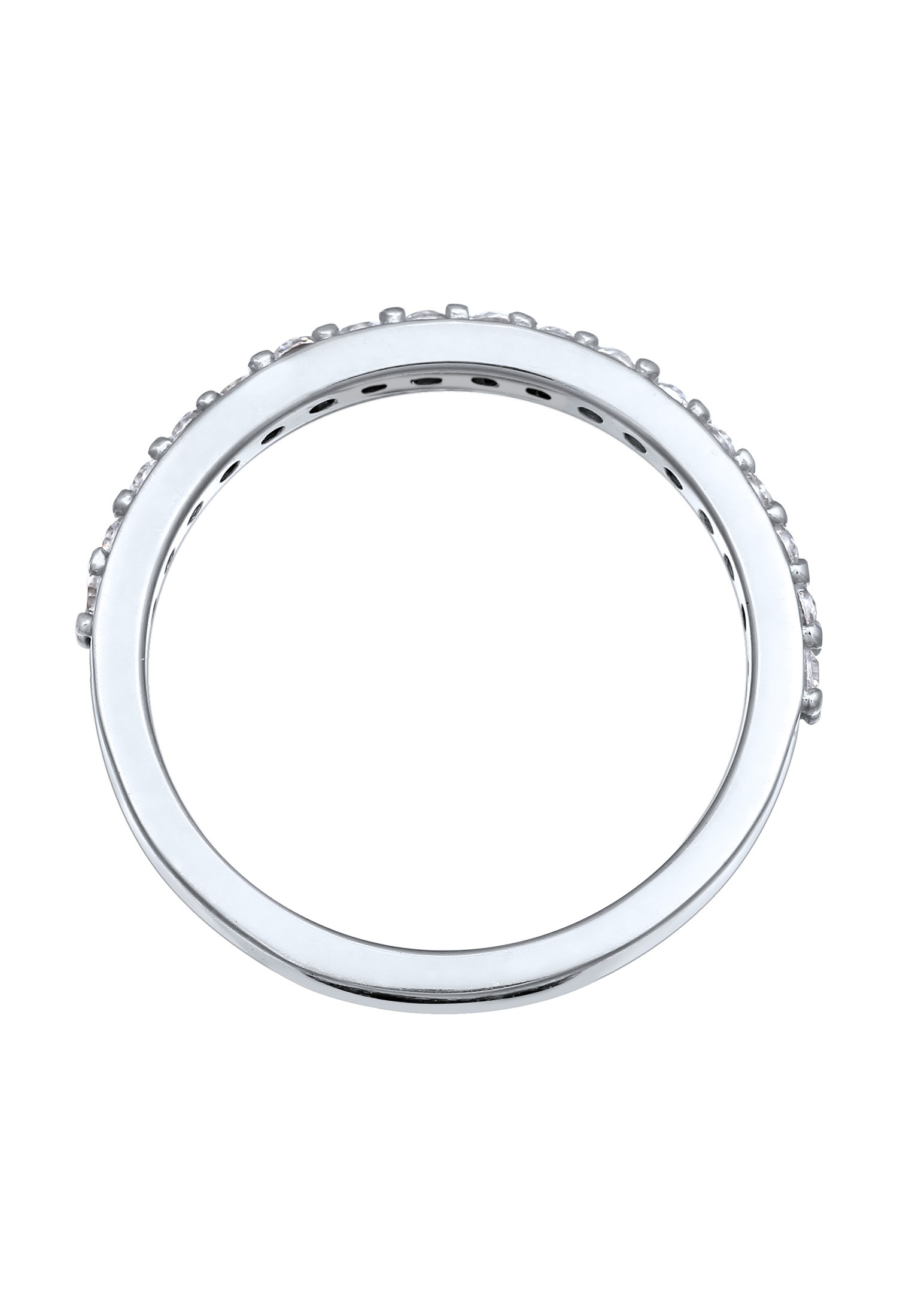 Elli DIAMONDS Diamantring »Ring Laborgezüchtete Diamanten Weiß Brilliant Cut (0.068 ct) 925 Sterling Silber«