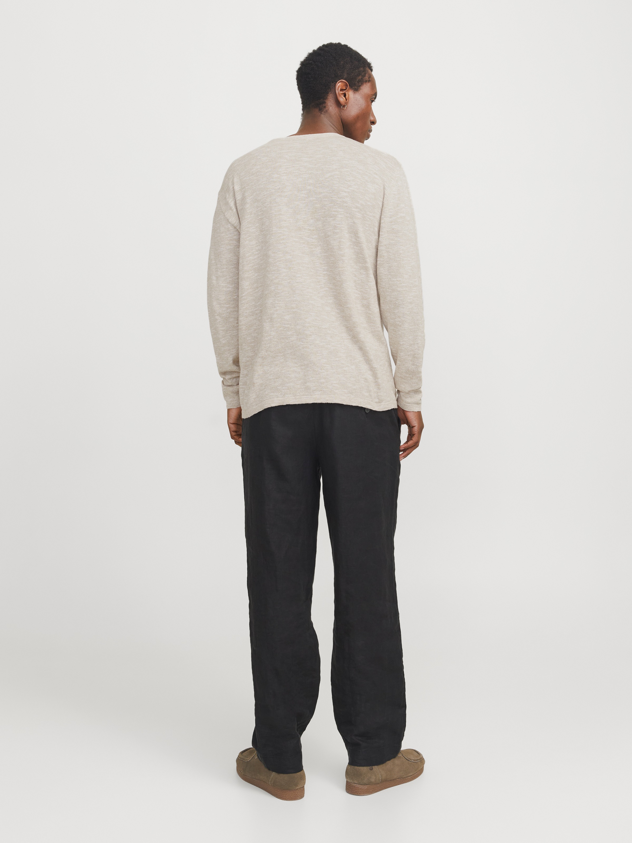 Jack & Jones Rundhalspullover »JJESUMMER KNIT CREW NECK SN«, mit Rundhalsausschnitt