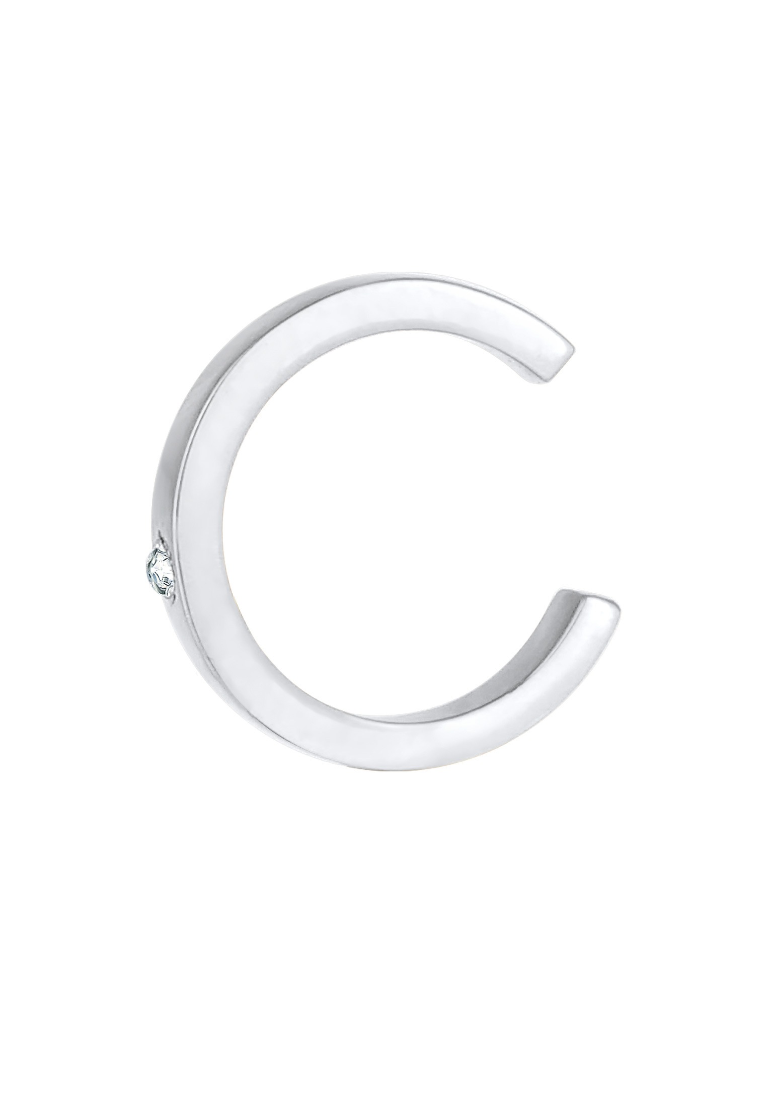 Elli Ohrklemme »Ohrringe Single Earcuff Kristalle 925 Silber«