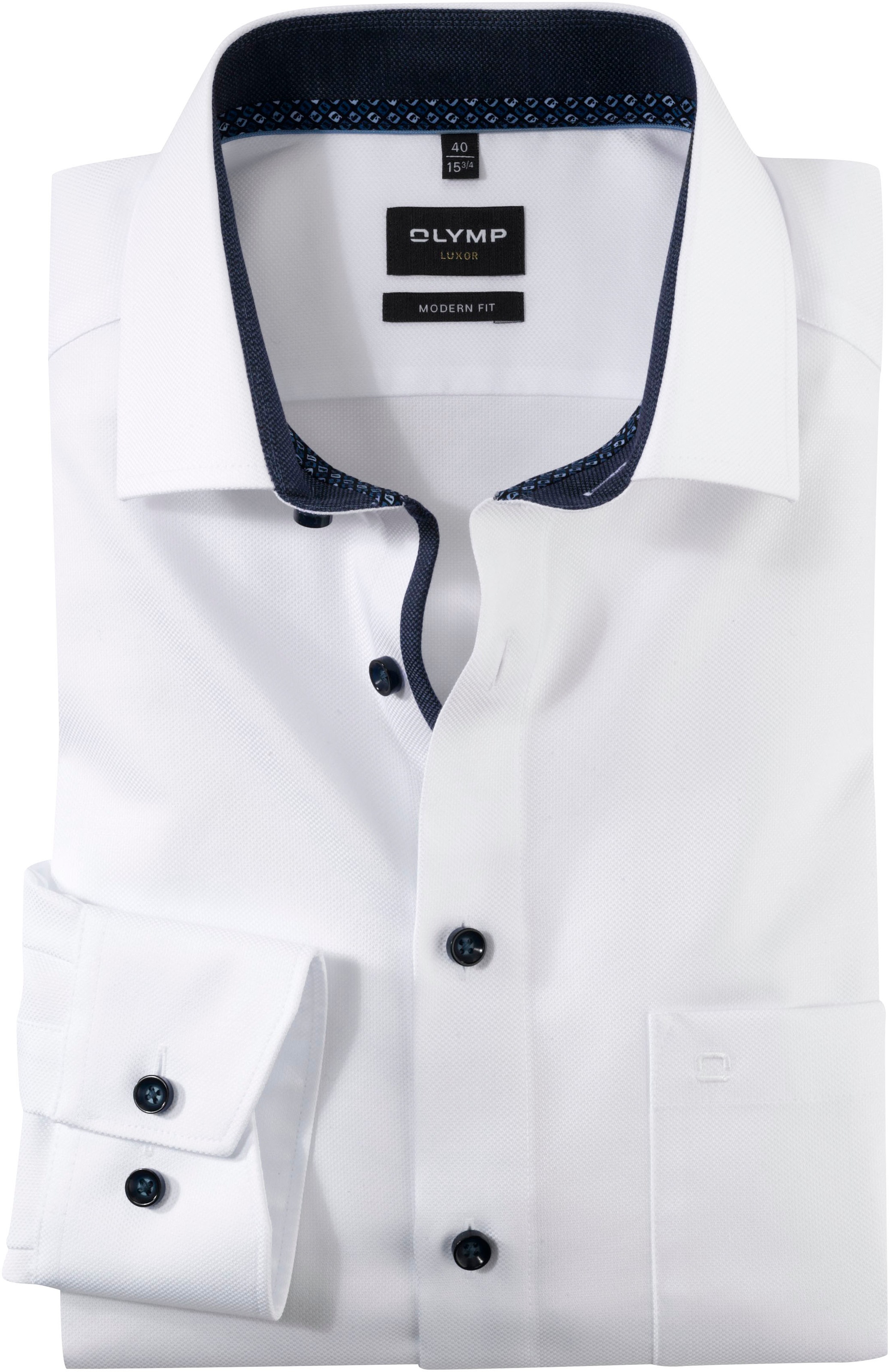 OLYMP Businesshemd »Luxor modern fit«, mit tonigem Logo-Stitching kaufen
