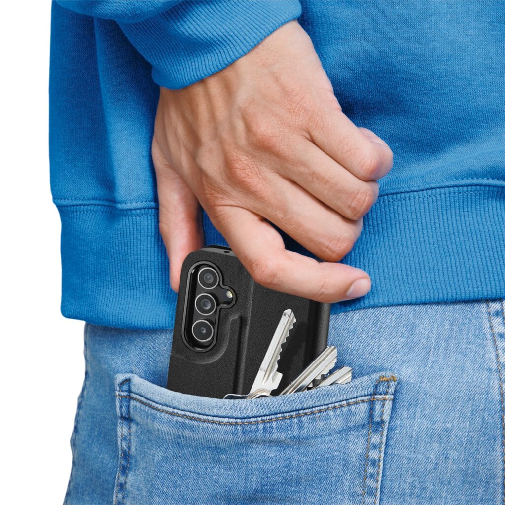 Hama Smartphone-Hülle »Handy Schutzhülle für Samsung S24+ (Handytasche, Kartenfach, Case)«, Samsung Galaxy S24+