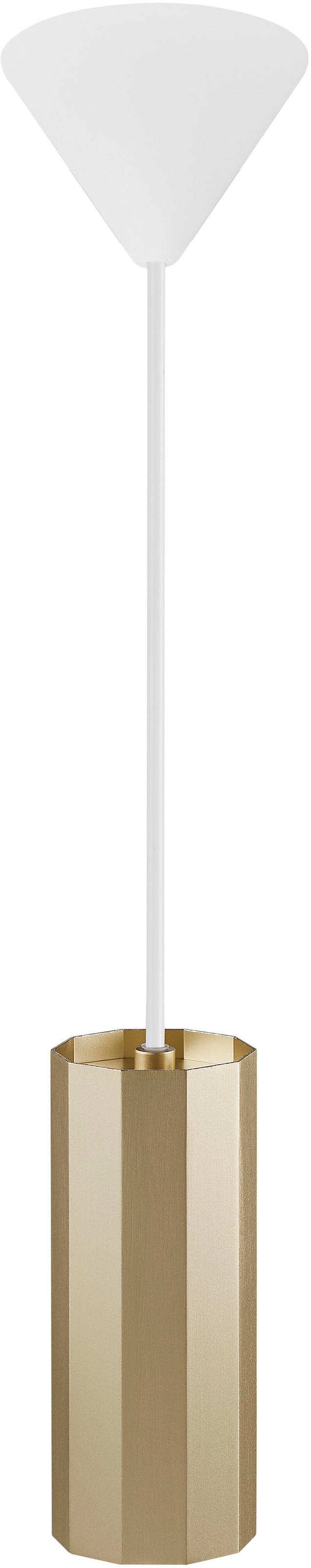 Nordlux Pendelleuchte »Alanis«, Leuchtmittel GU10 | ohne Leuchtmittel, Minimalistisches Design, 10-seitiges Profil, matt-schwarz