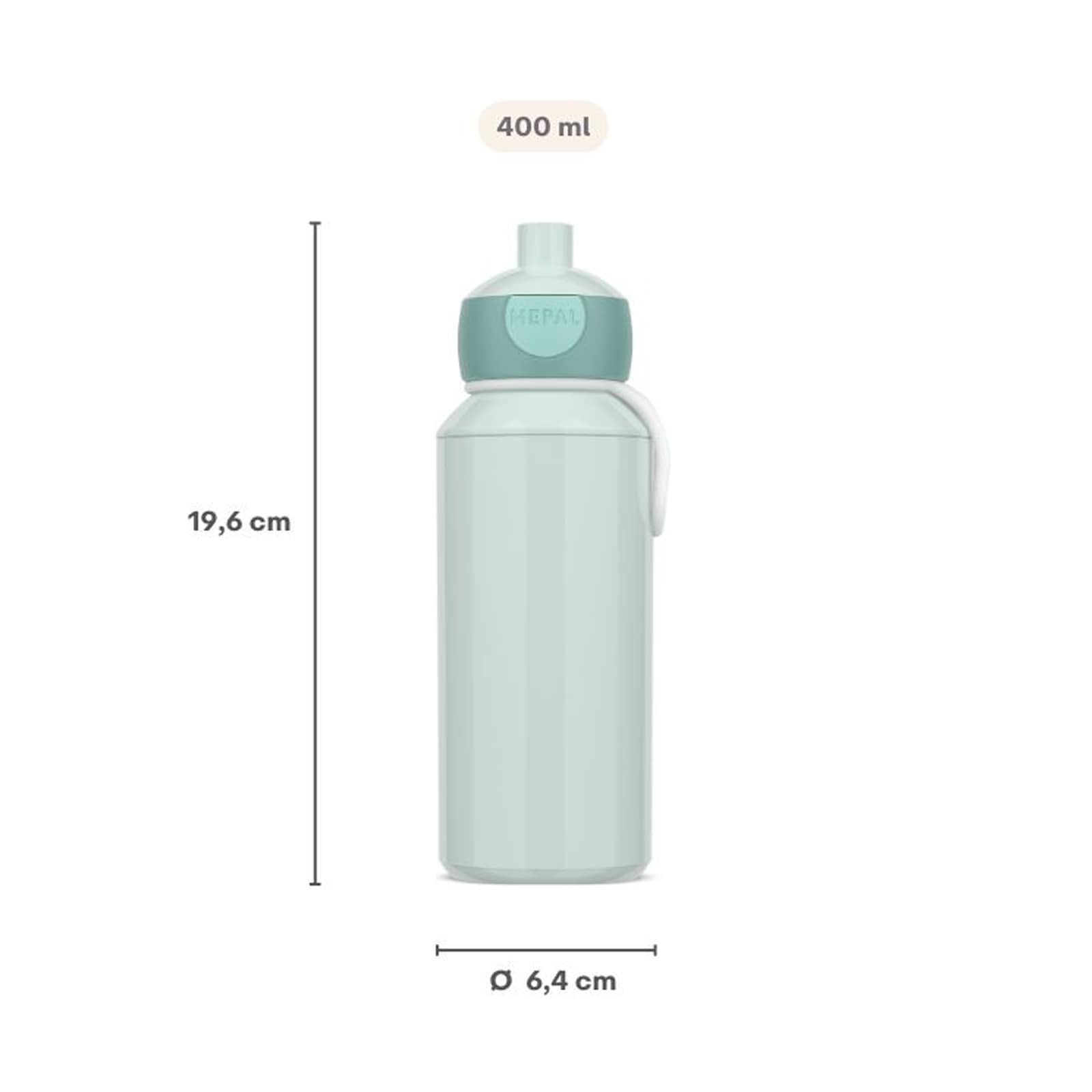 Mepal Trinkflasche »Pop-Up Trinkflasche Campus (2026) 400 ml« Spülmaschinengeeignet