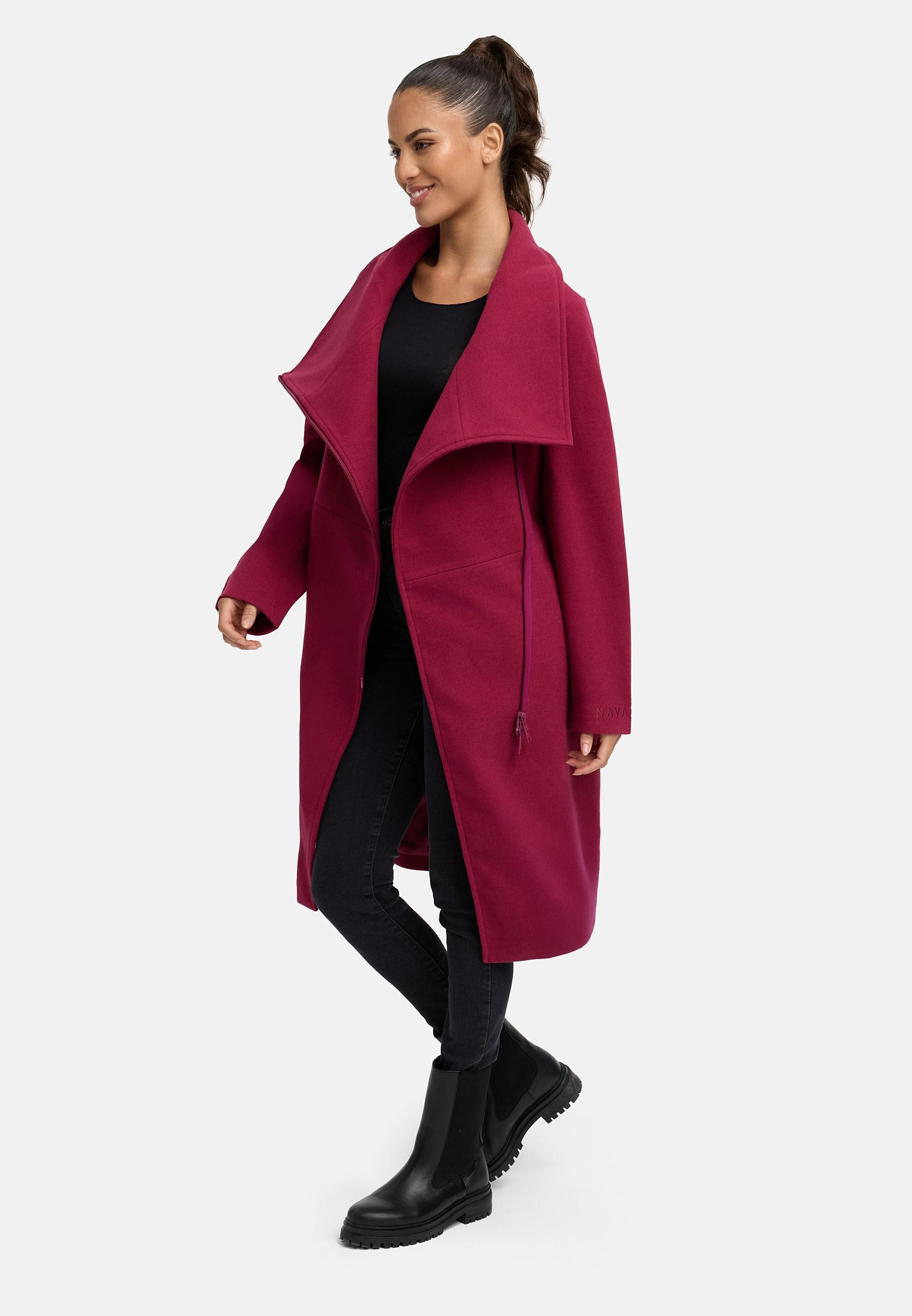 Navahoo Kurzmantel »Kurzmantel Samtrose 14«