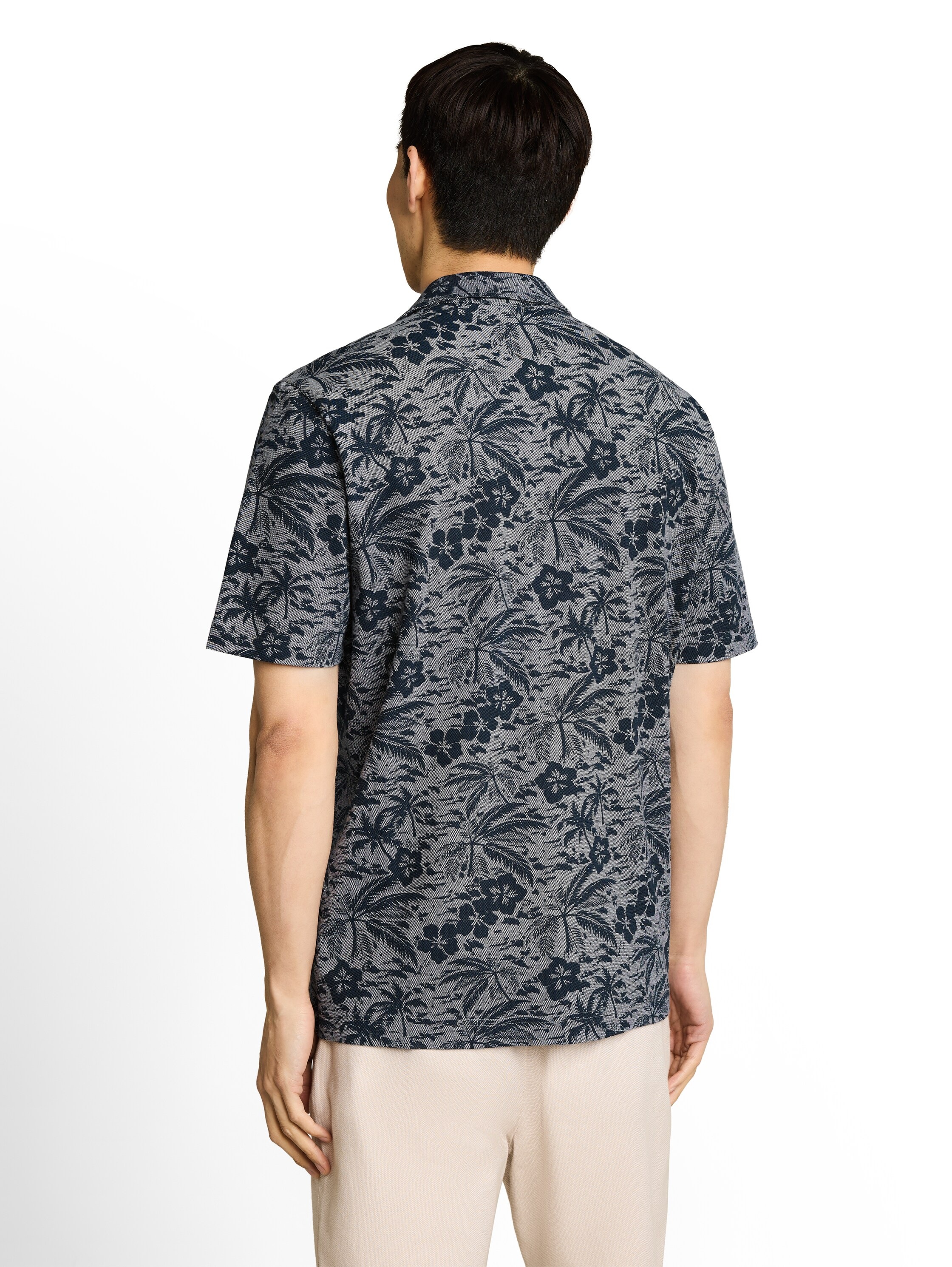 TOM TAILOR Hawaiihemd Kurzarm Sommerhemd im Hawaii-Look