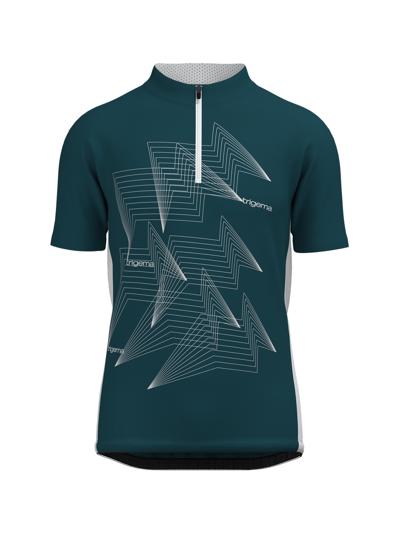 Trigema T-Shirt »TRIGEMA Fahrradjacke mit Spiralförmigen Design« 1