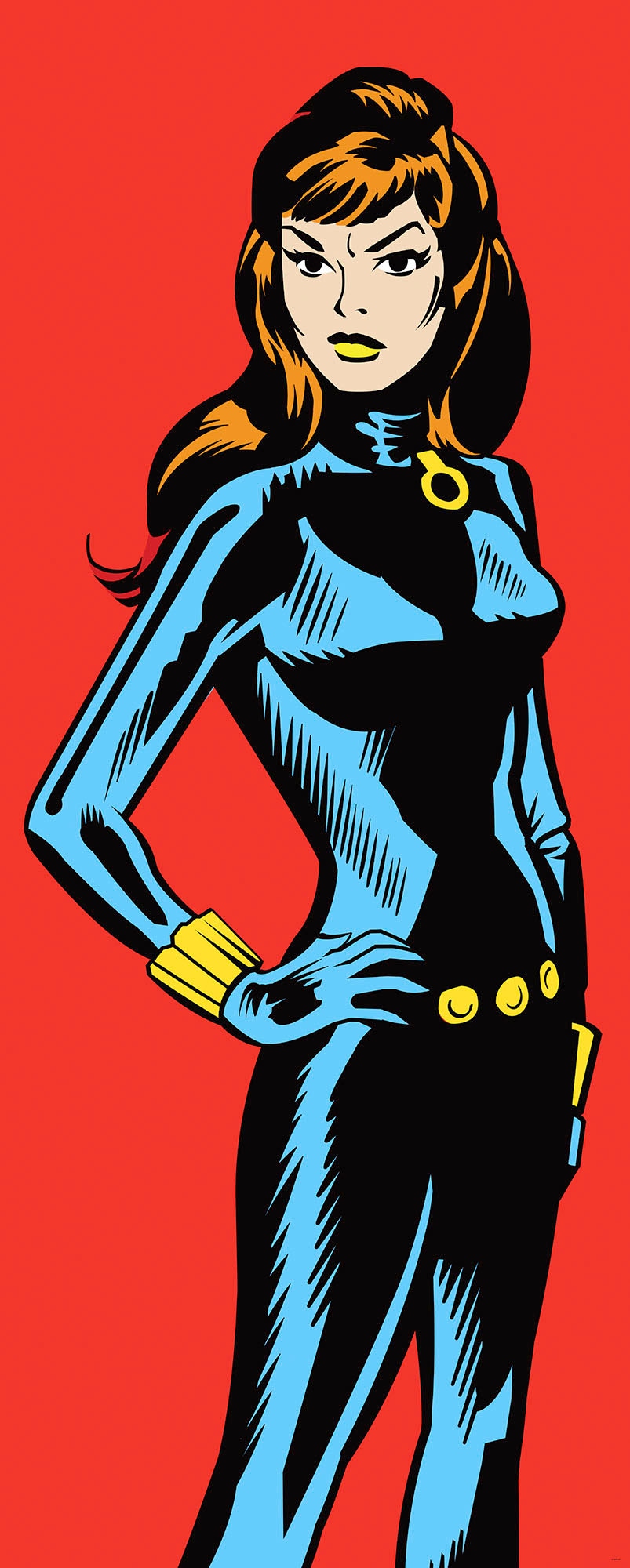 Vliestapete »Marvel PowerUp Widow«, 100x250 cm (Breite x Höhe)