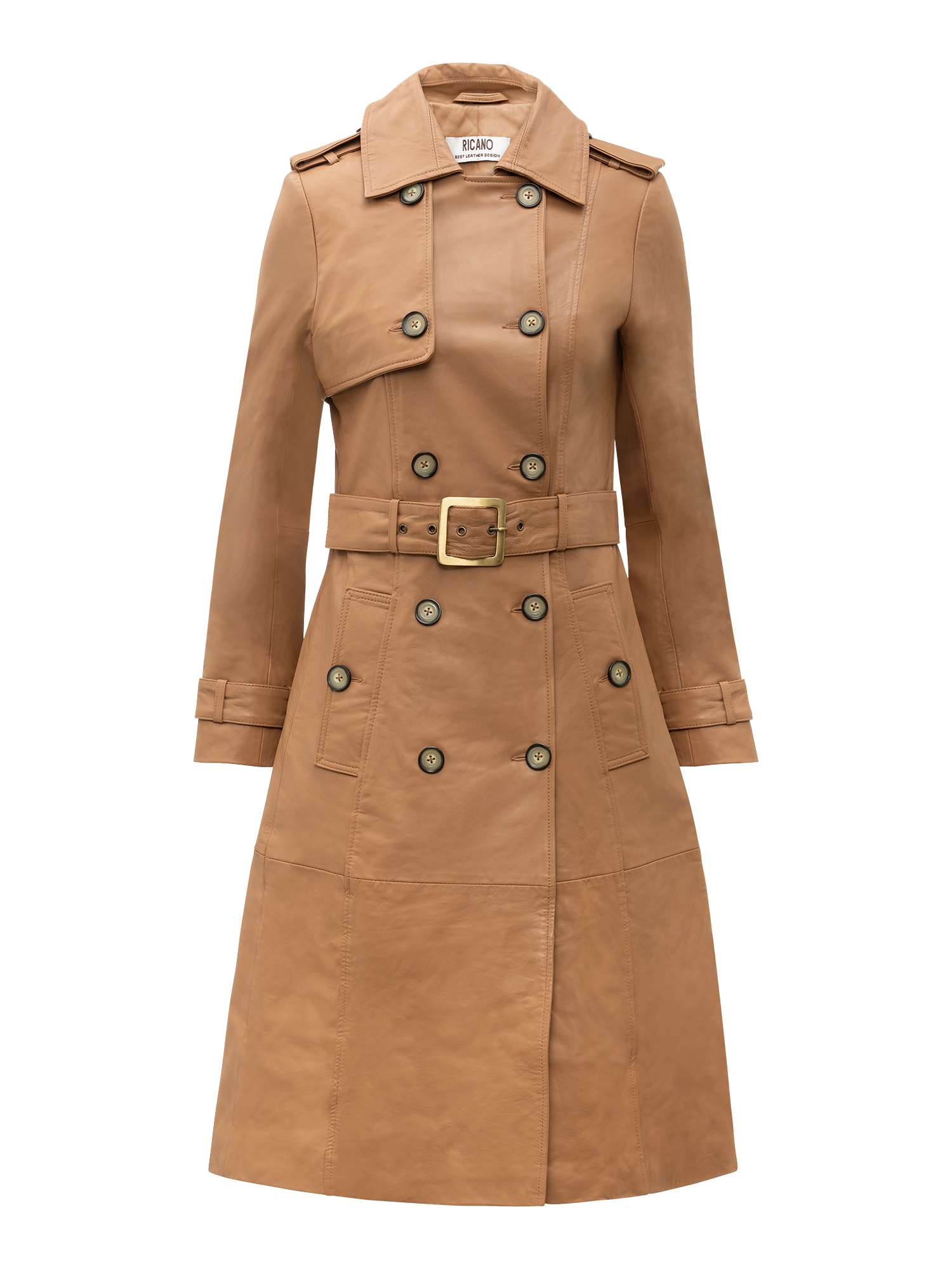 RICANO Trenchcoat »Mantel Gloria« Handgefertigt aus echtem Leder