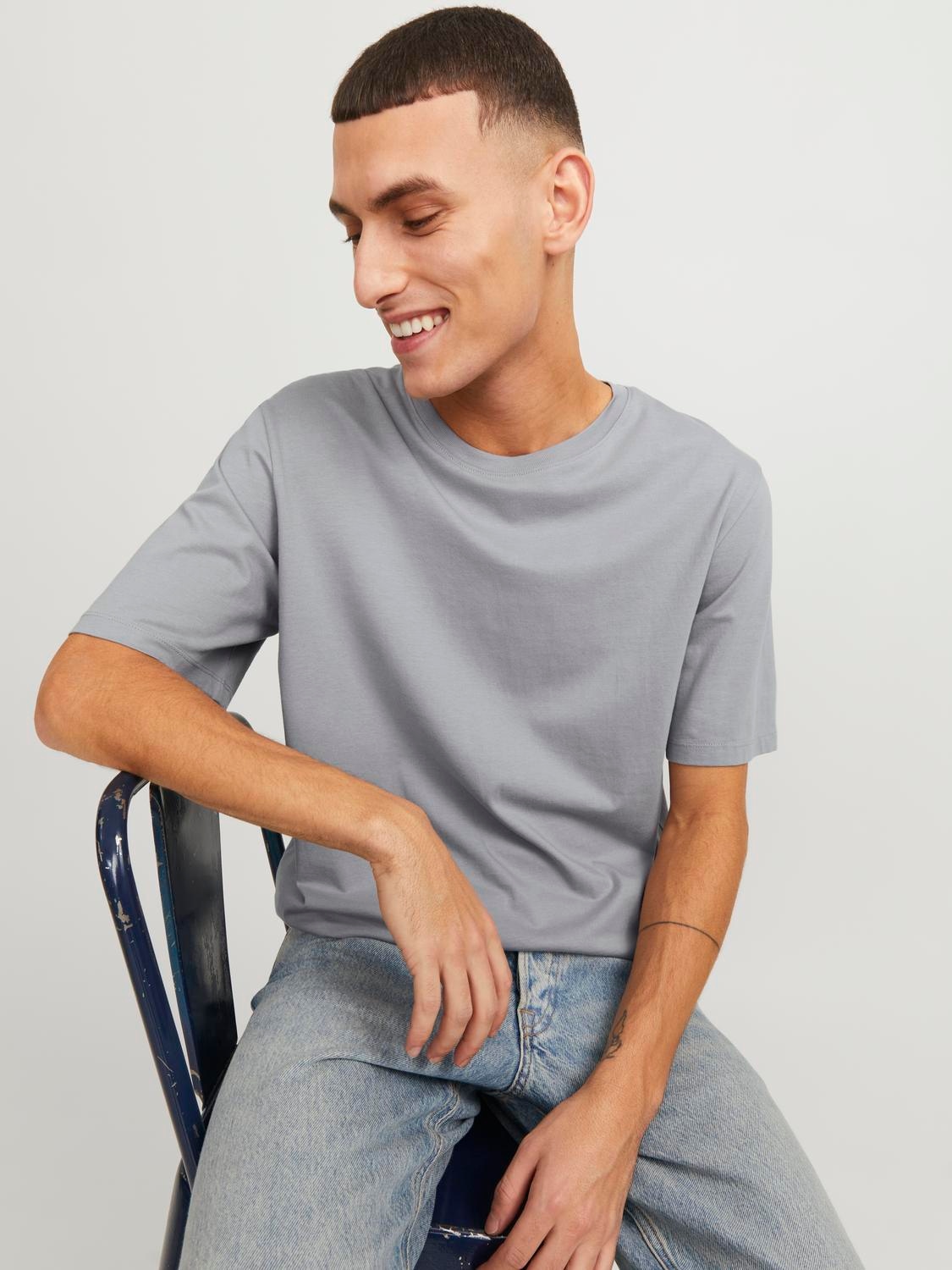 Jack & Jones Rundhalsshirt »JJEORGANIC BASIC TEE SS O-NECK NOOS«, mit Rundhalsausschnitt