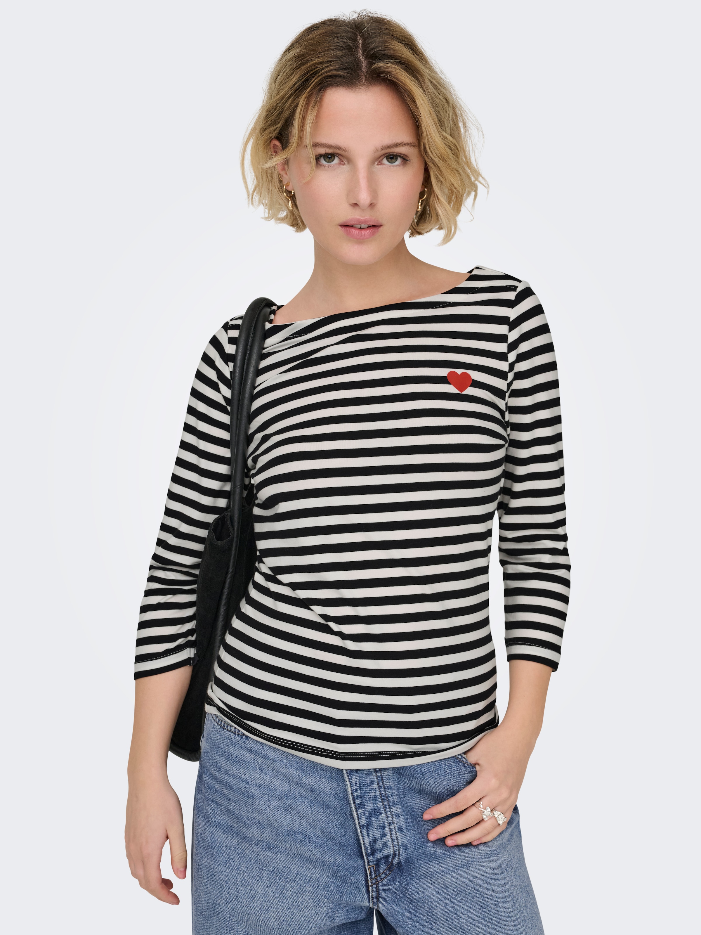 ONLY 3/4-Arm-Shirt »ONLFIFI LIFE 3/4 PRINTED TOP CS JRS«