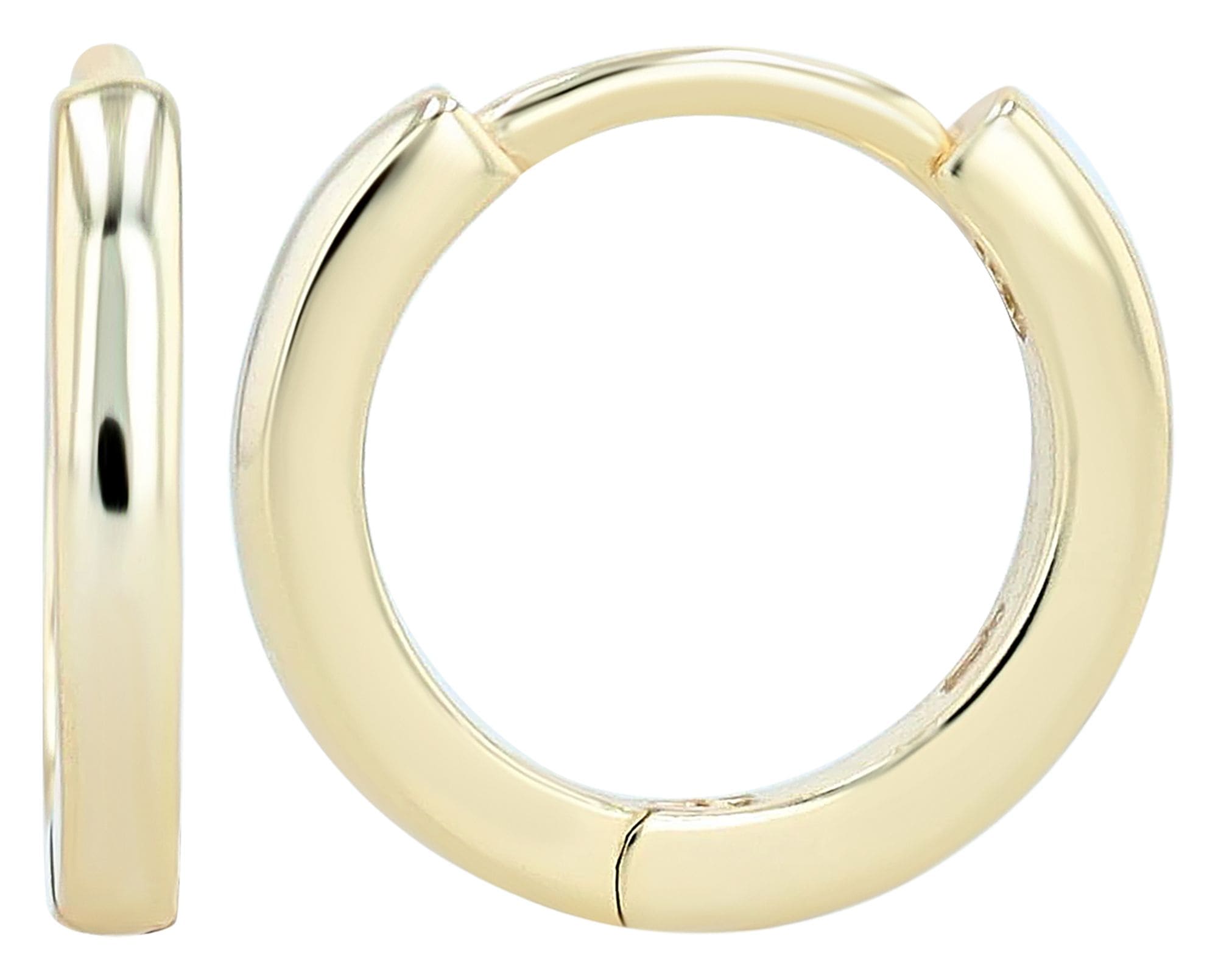 Adelia´s Paar Creolen »Damen Ohrringe ¿ Klappcreole aus 925 Silber«