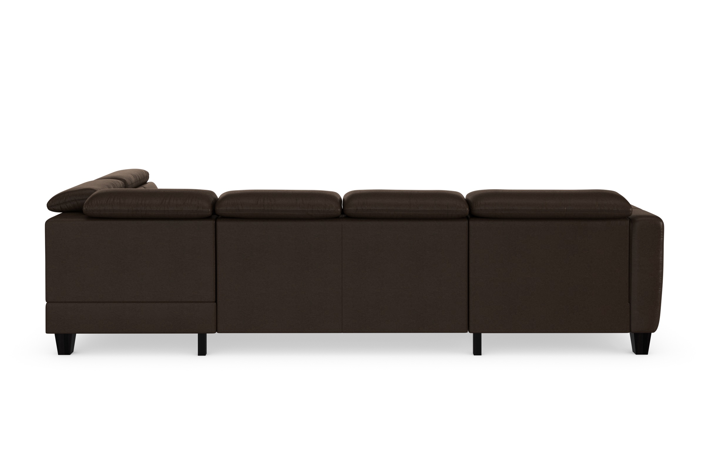 sit&more Wohnlandschaft »Belluci U-Form«, Kopfteilverstellung und Federkern, wahlweise mit Bettfunktion