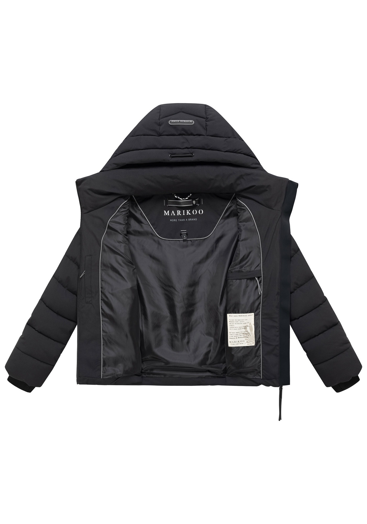 Marikoo Winterjacke »Marikoo Nobiruu Damen Steppjacke N156«